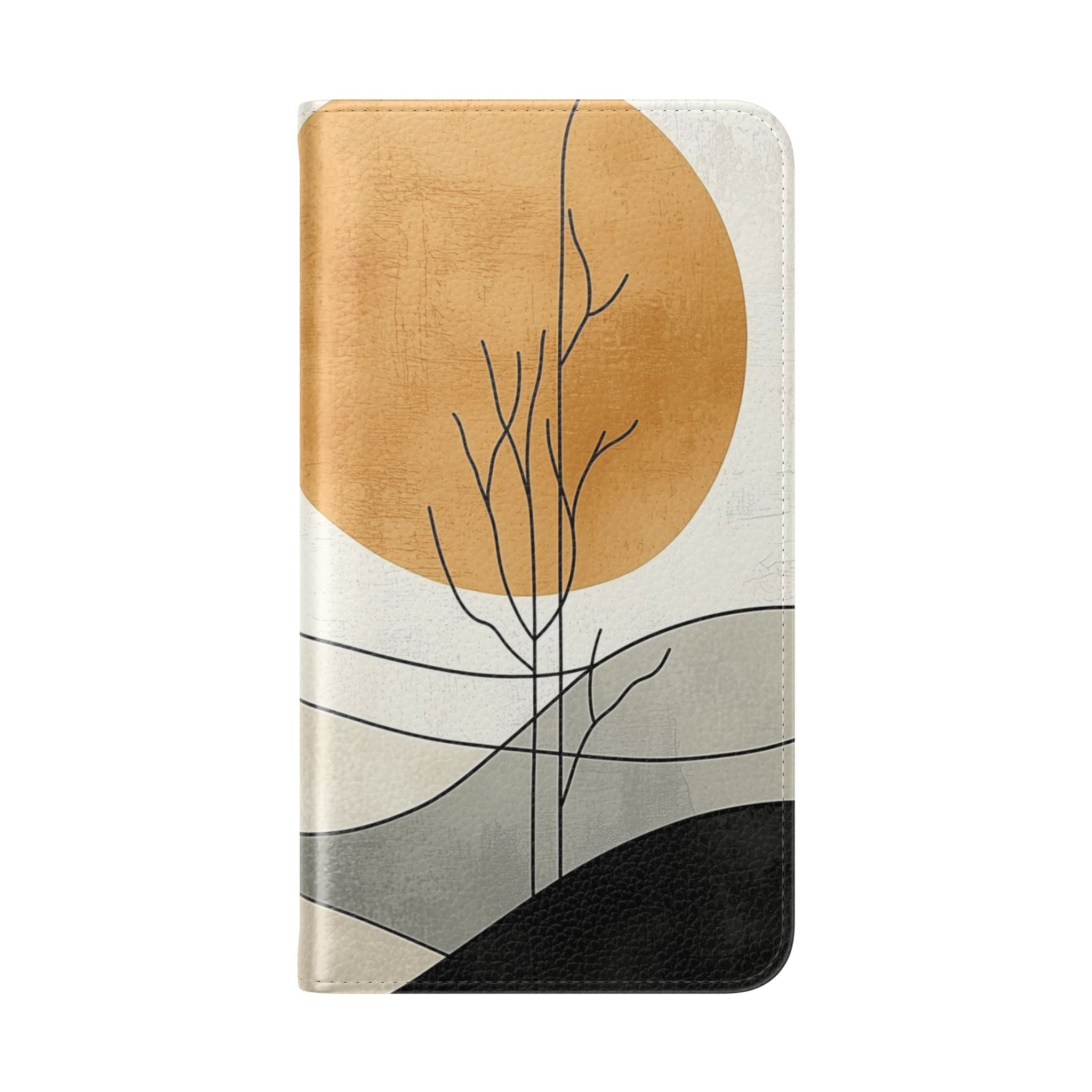 Orange Eclipse Trees - Samsung S23 Case - Wallet