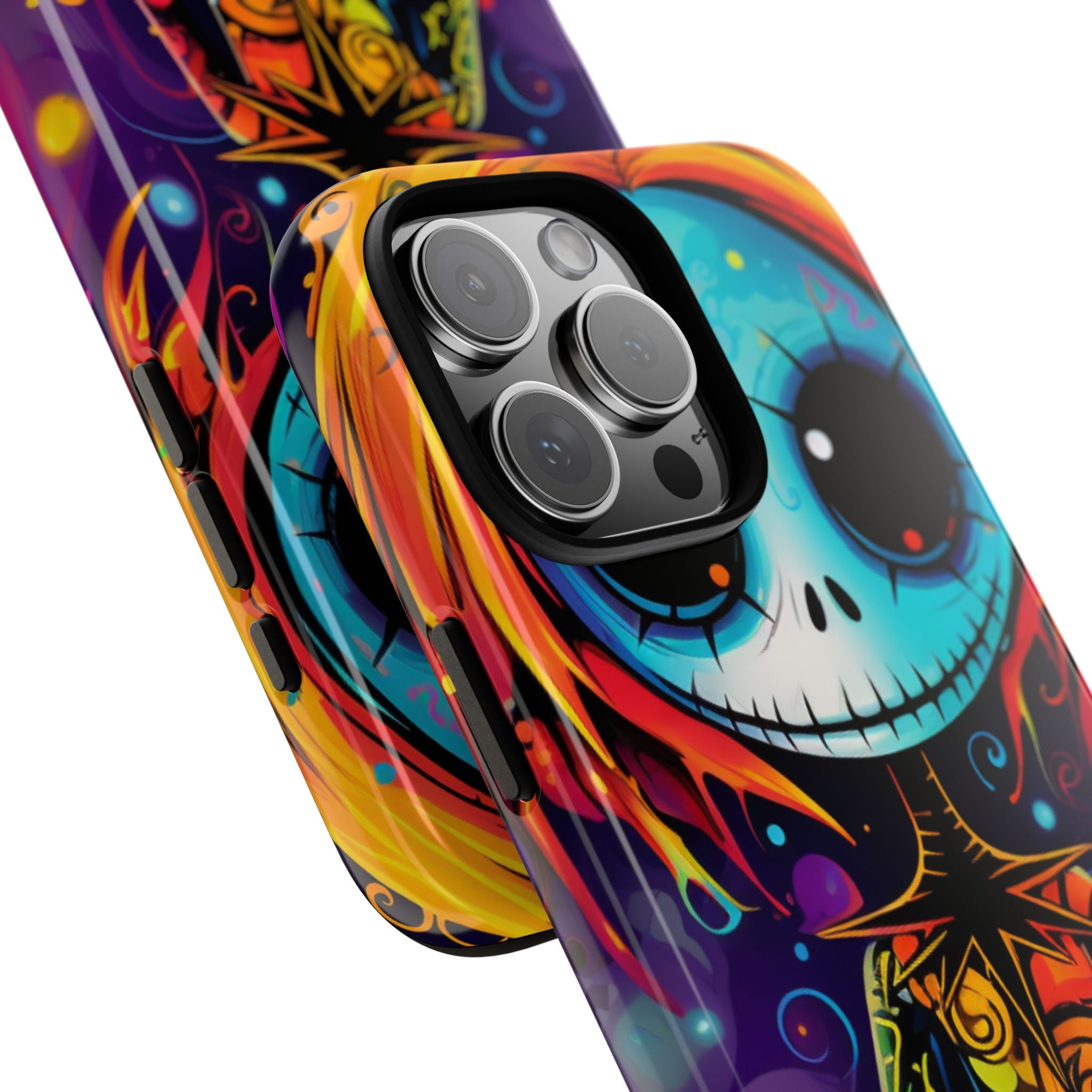 Skeletal Figure Laughs - iPhone Case