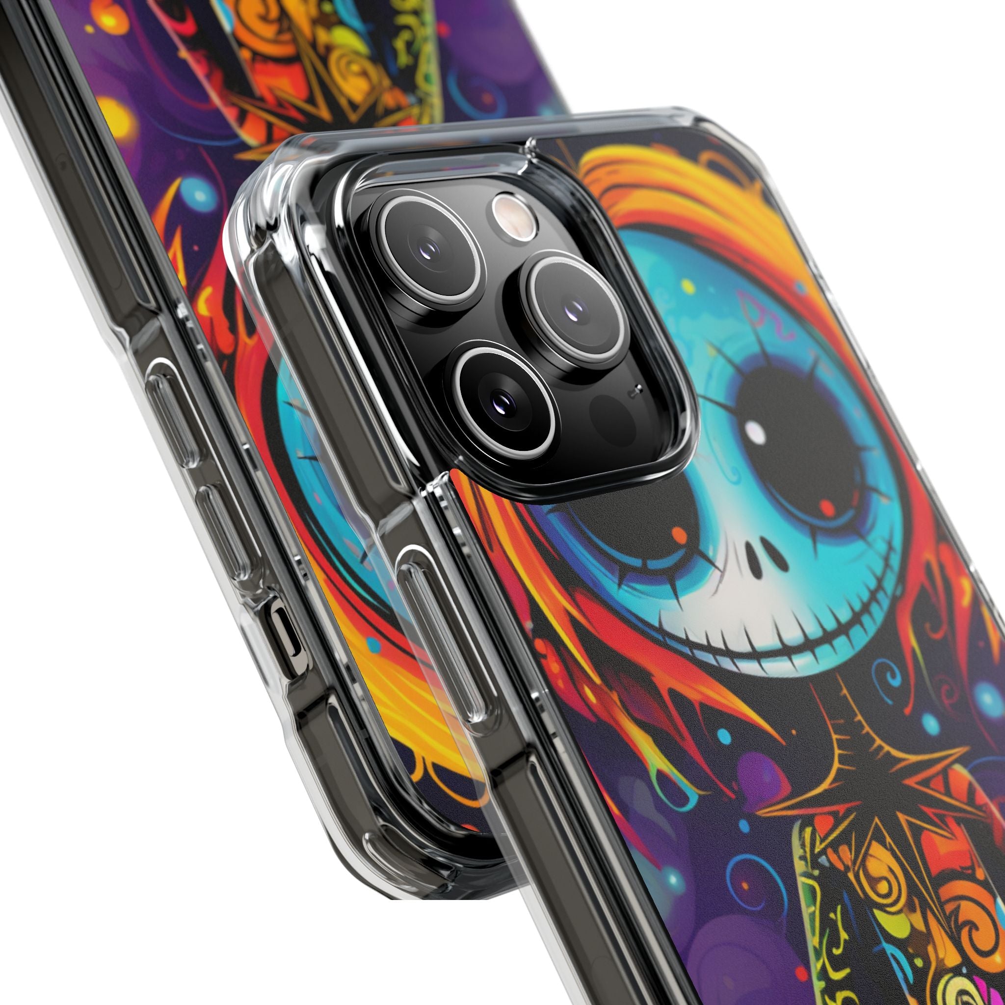 Skeletal Figure Laughs iPhone Case - Impact