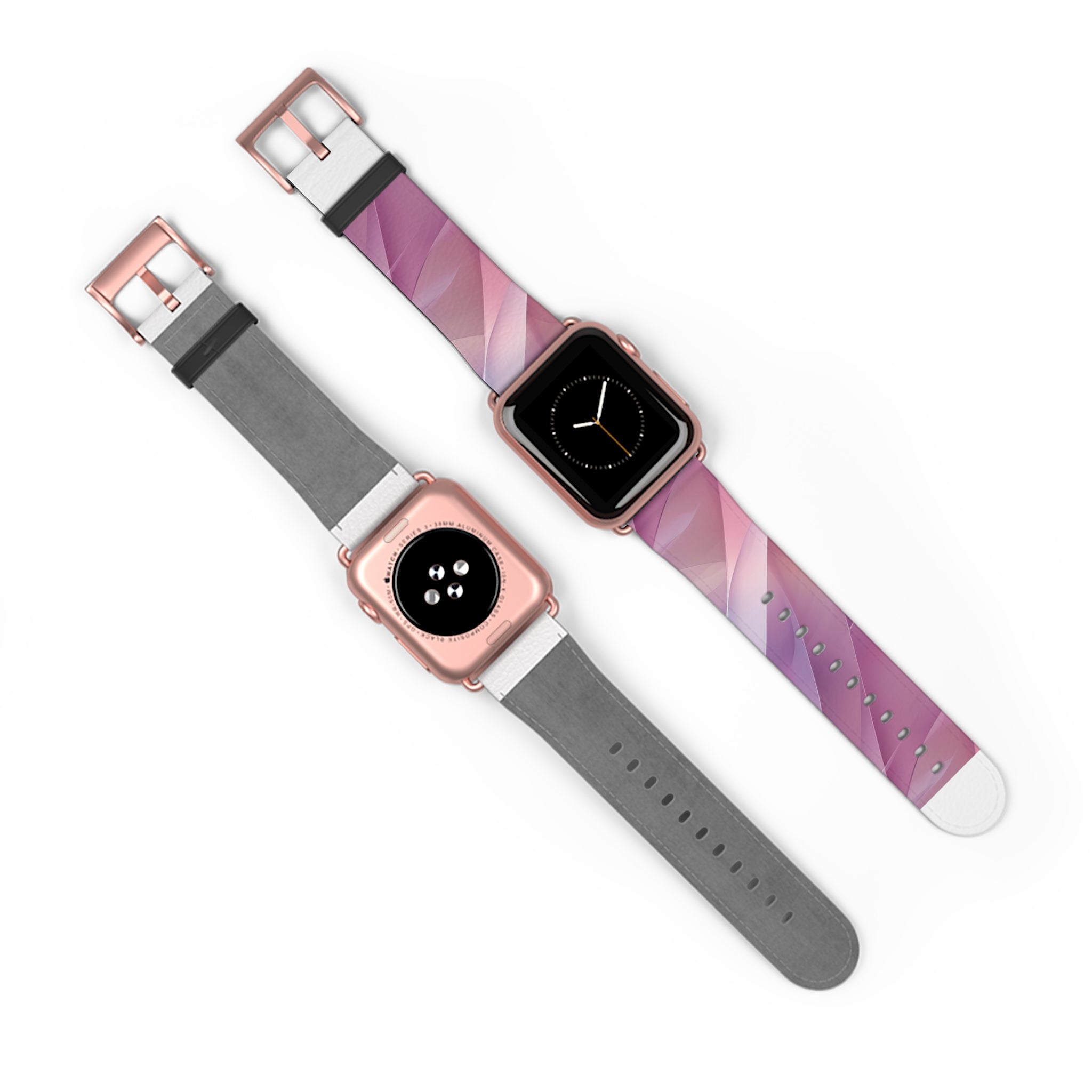 Pink Leafwave - Watch Band