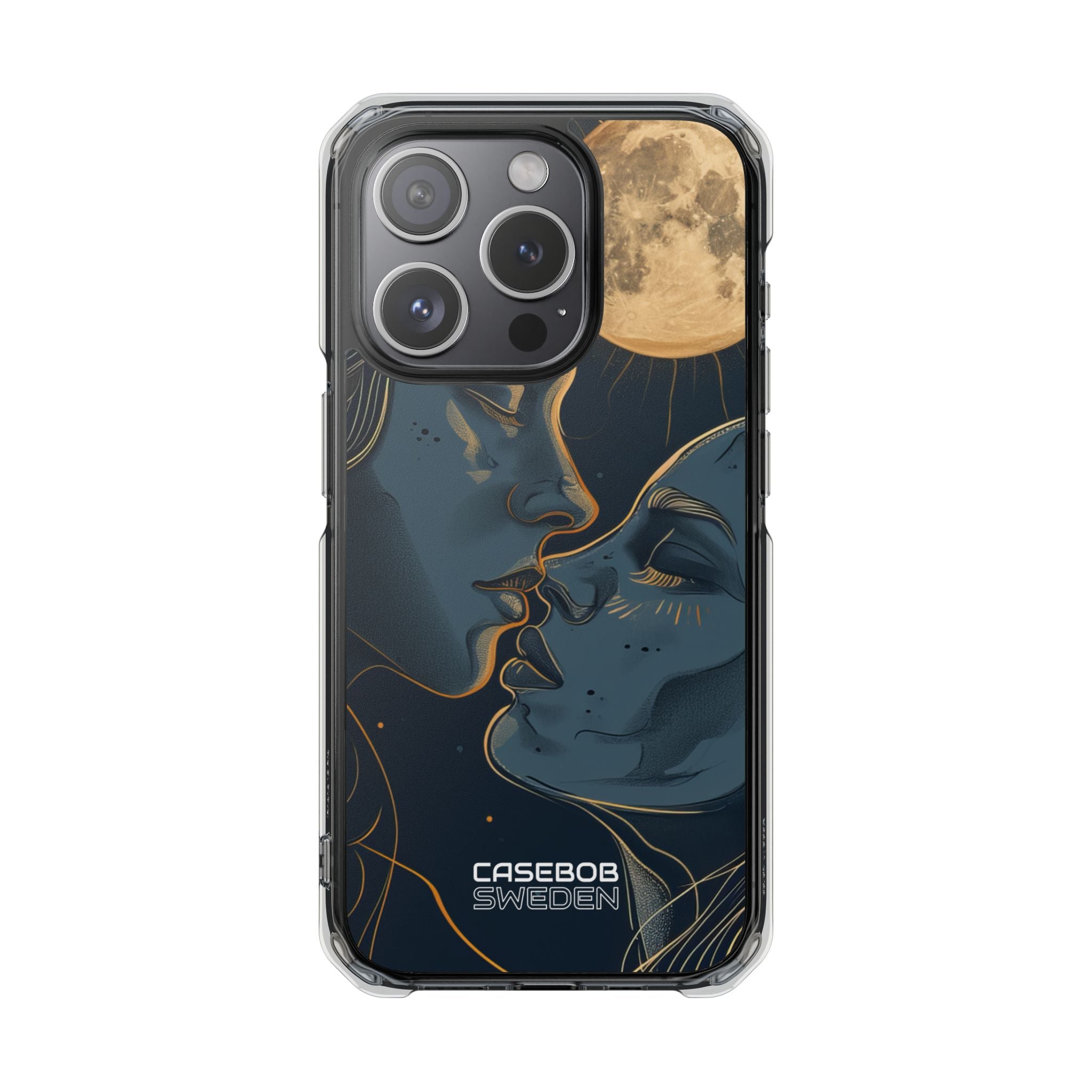 Moonlit Lovers Whisper iPhone 15 - Impact Clear+