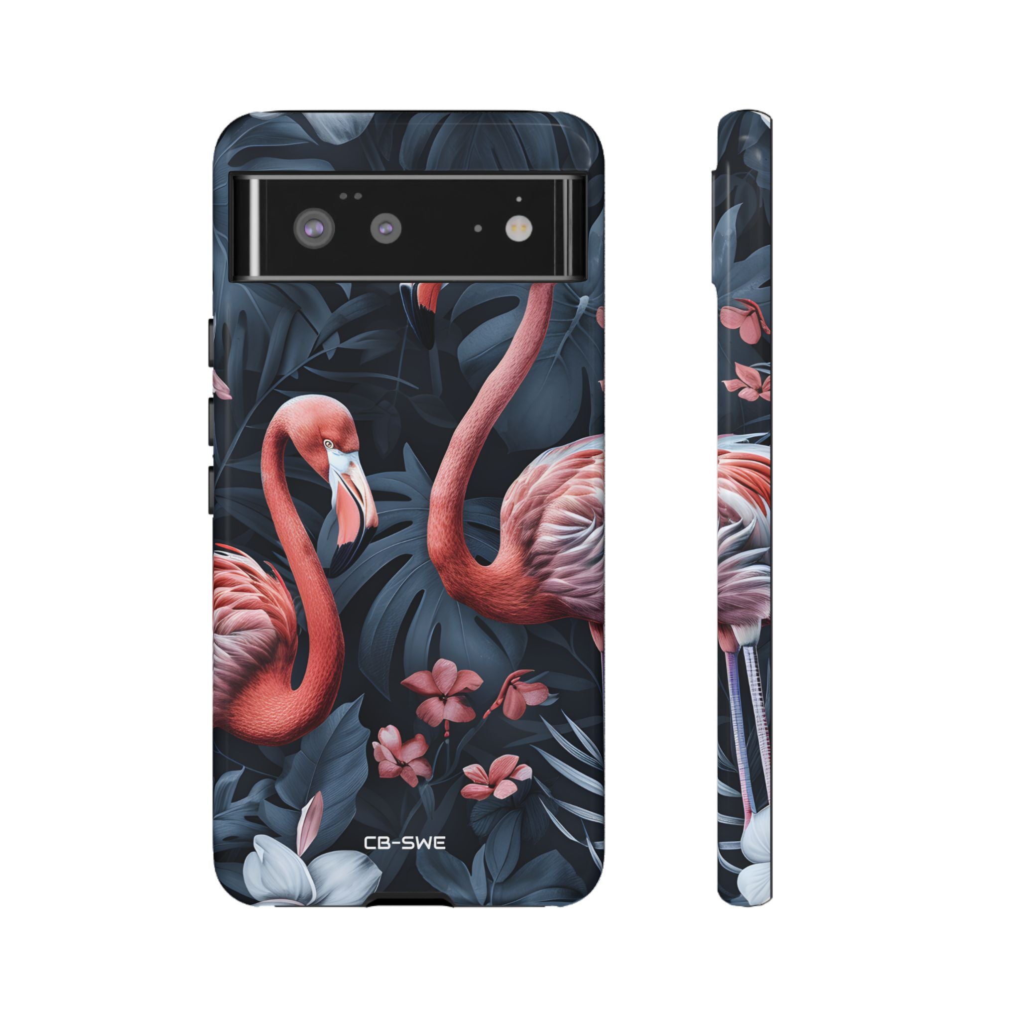 Flamingos Embrace Nature - Google Pixel Case