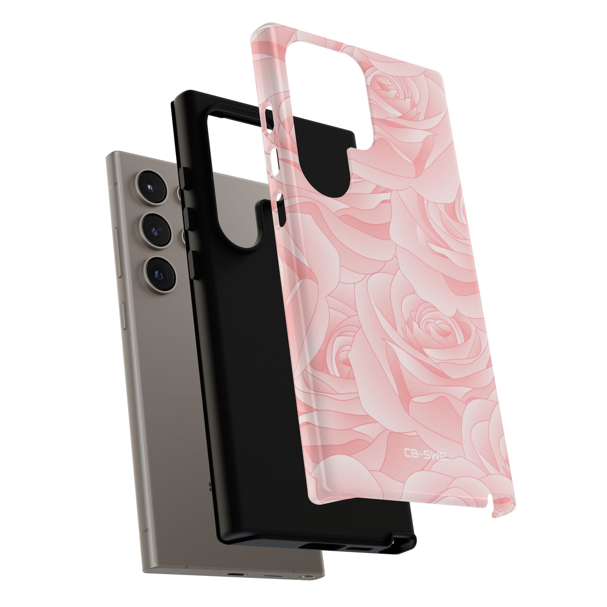 Elegant Pink Roses - Samsung Case