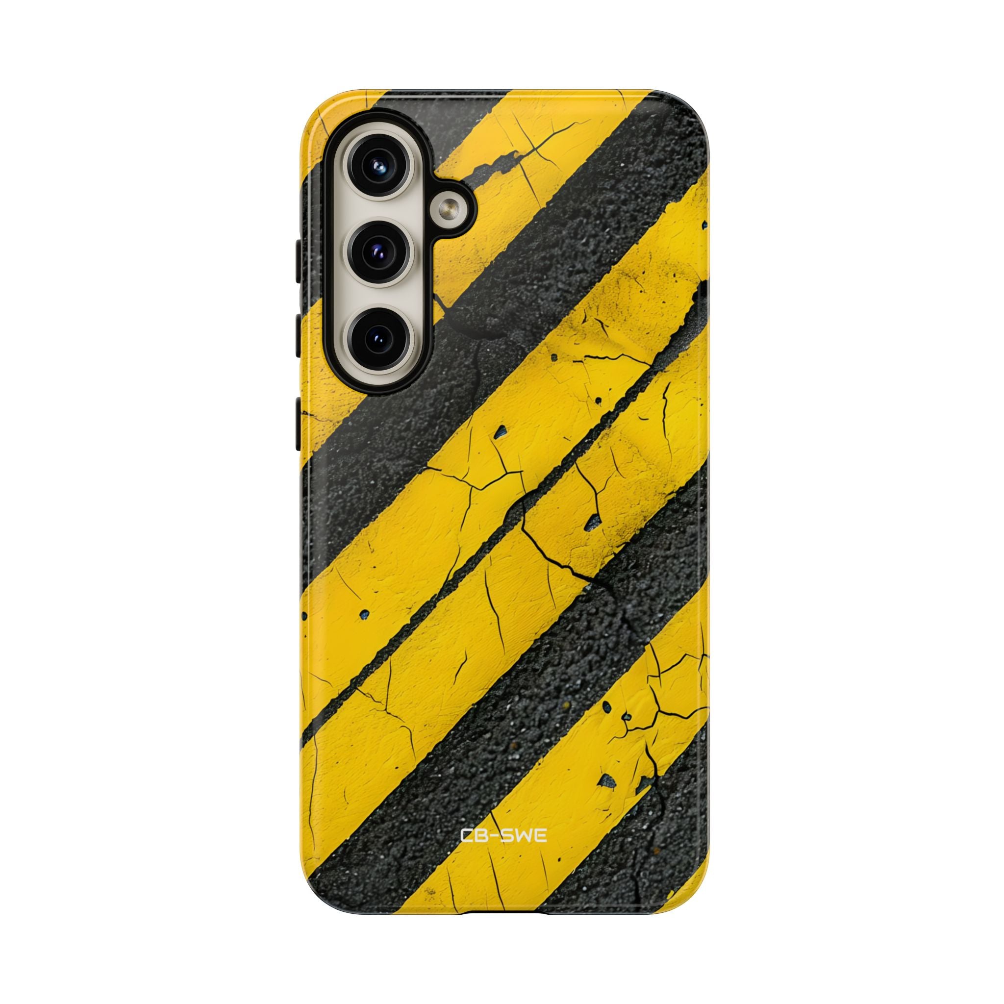 Cracked Hazard Lines - Samsung Case