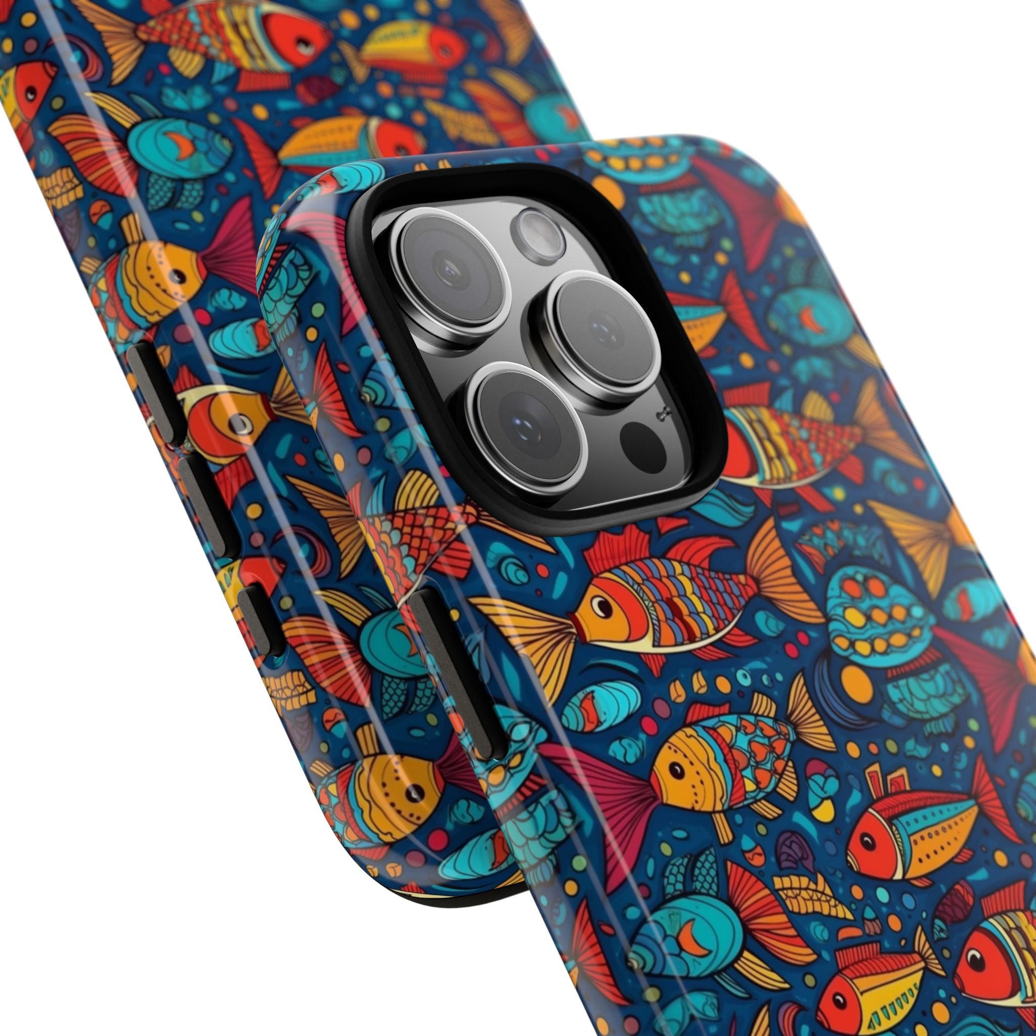 Fish Dance Joyfully - iPhone Case