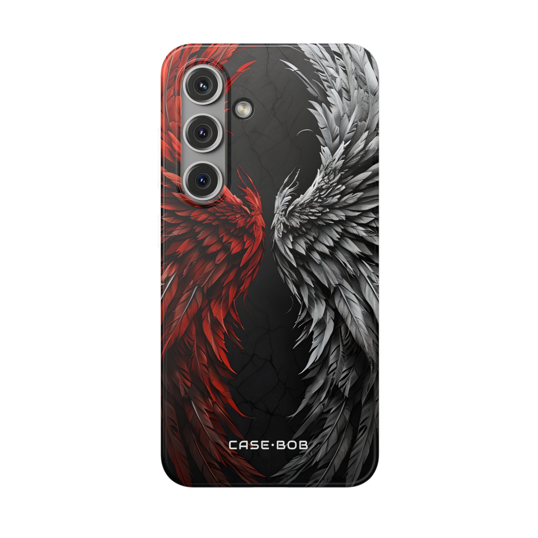 Crimson White Wings Samsung S24 Case - Soft