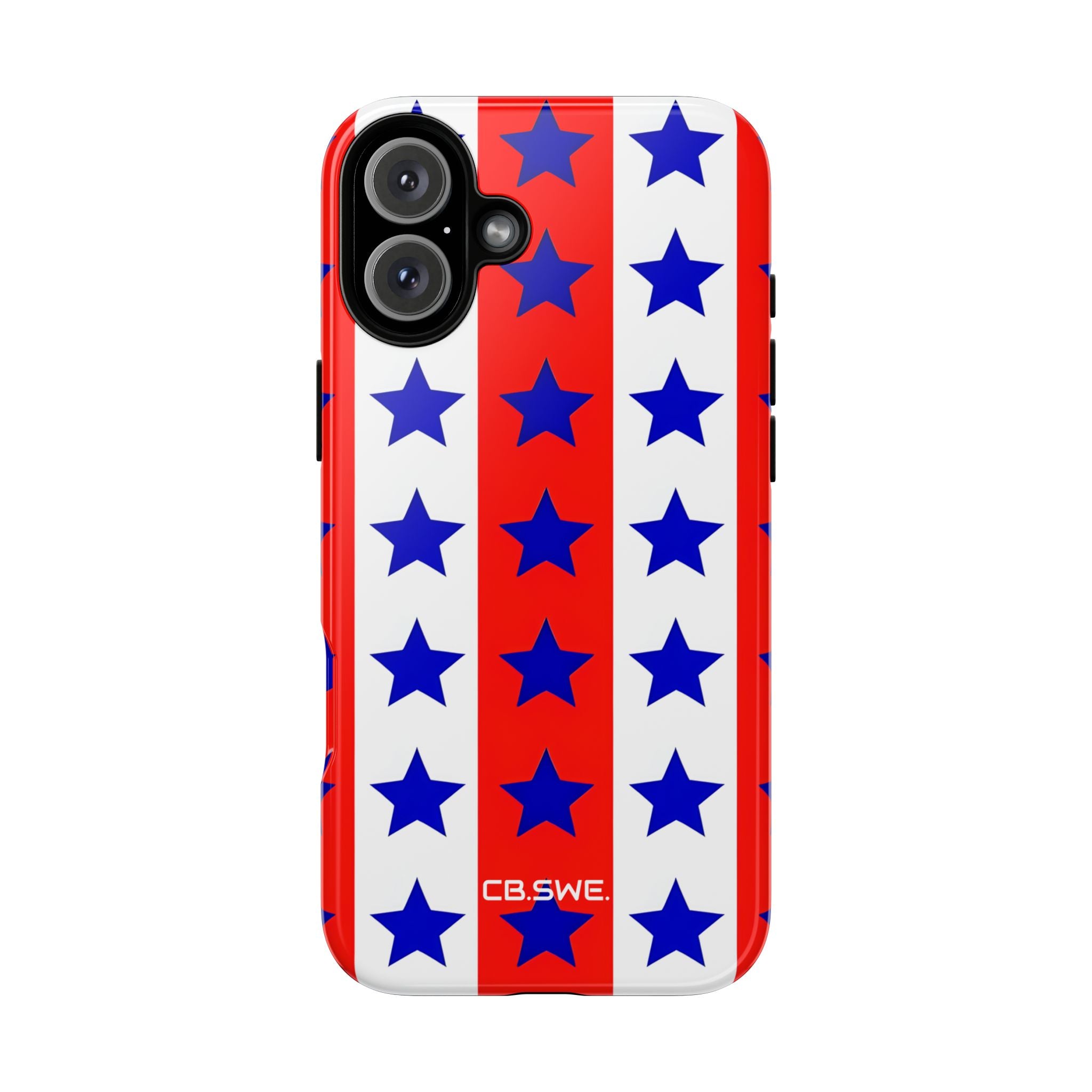 Patriotic American Flag Inspired iPhone 16 - Tough