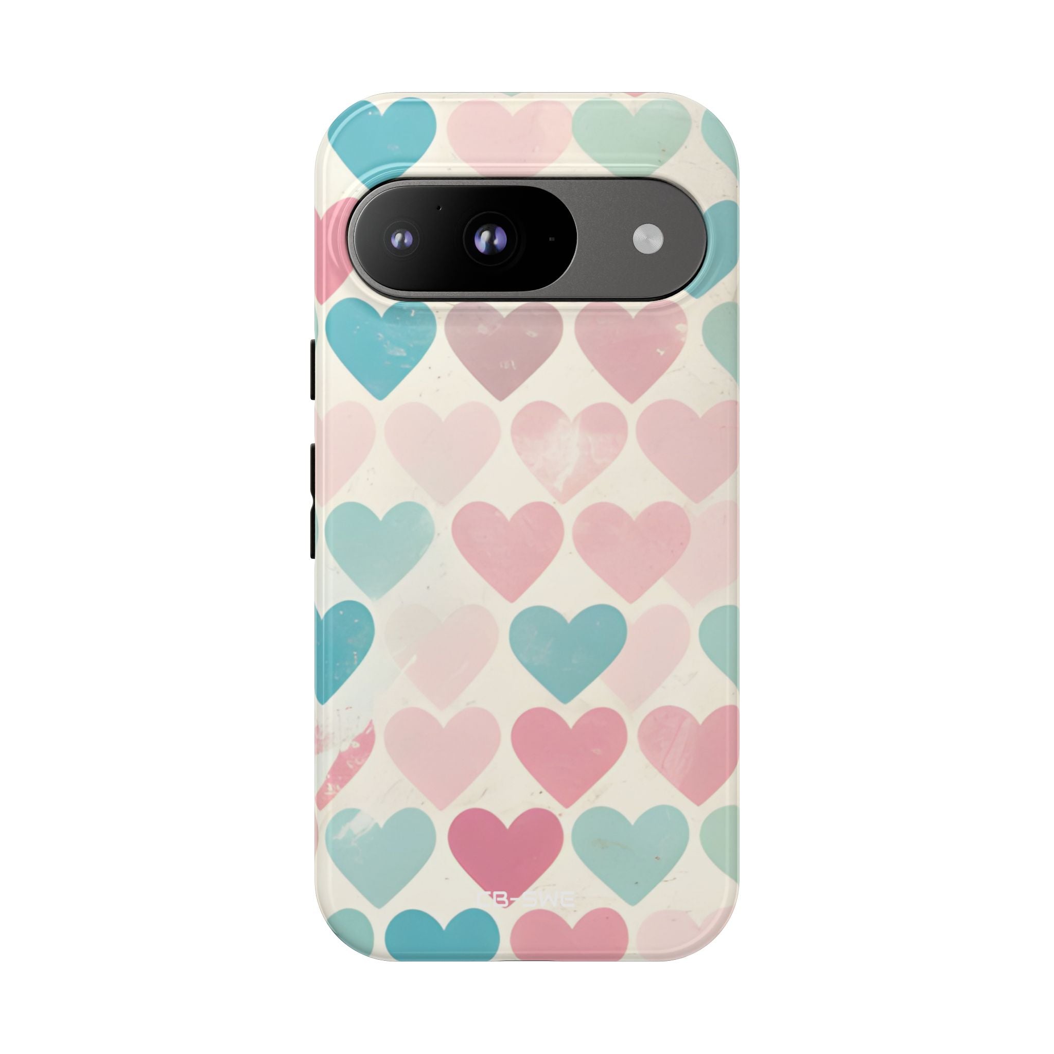 Retro Hearts Symmetry - Google Pixel Case
