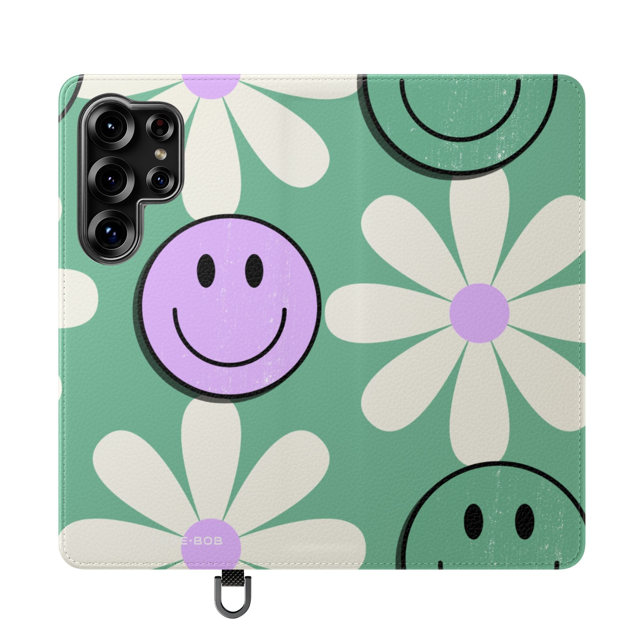 Smiley Daisy Glow - Samsung S25 Ultra Case - Wallet