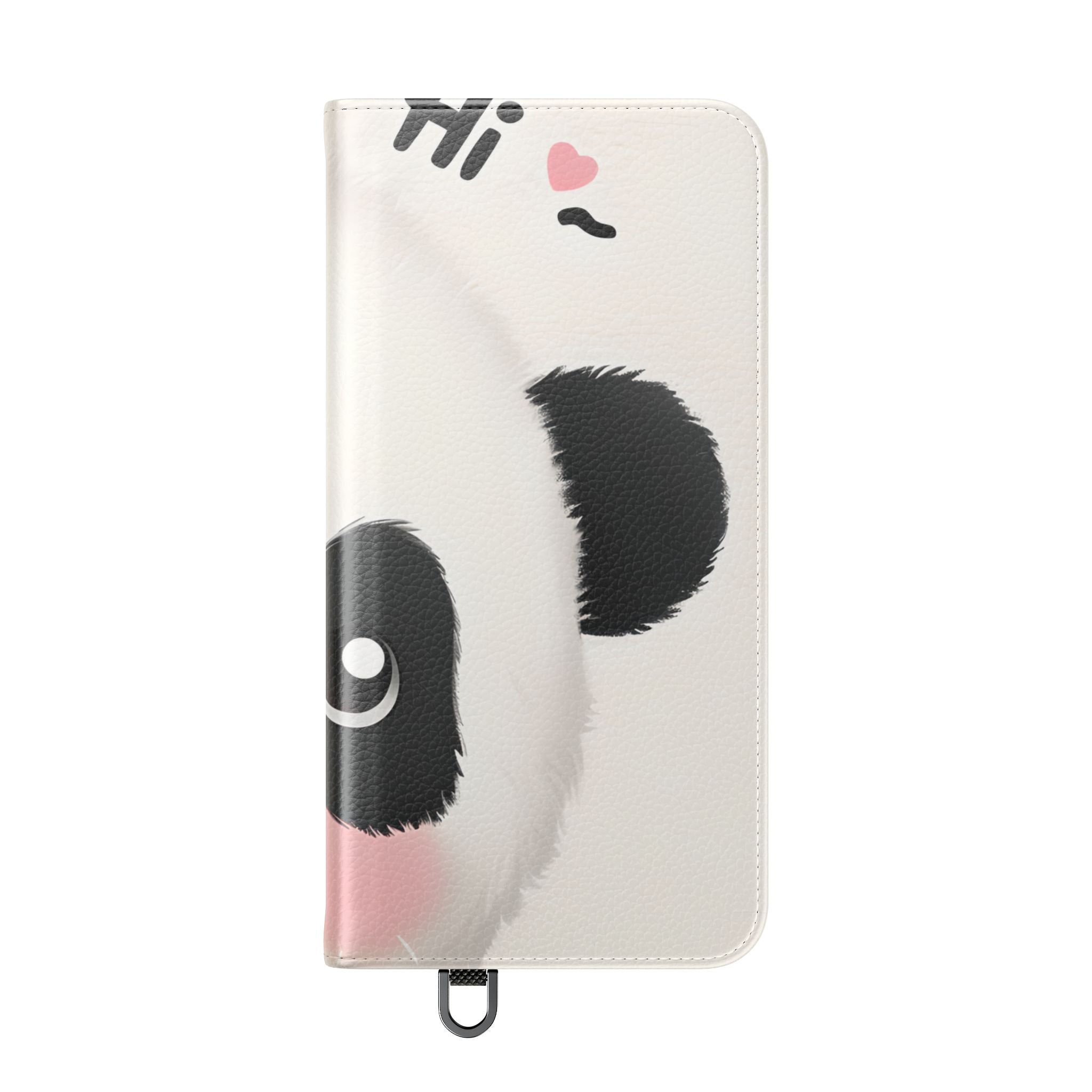 Peeking Panda Blush - Samsung S25+ Case - Lompakkotyyppinen