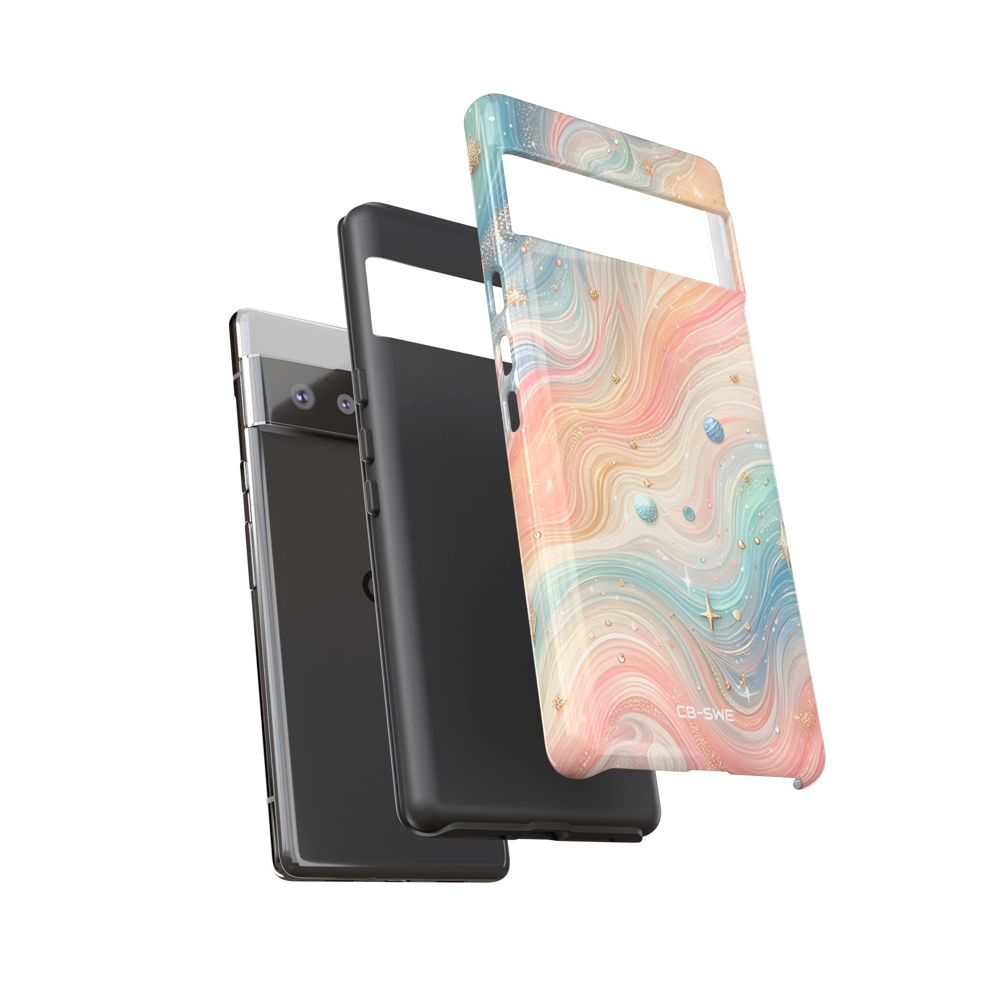 Celestial Waves Dance - Google Pixel Case