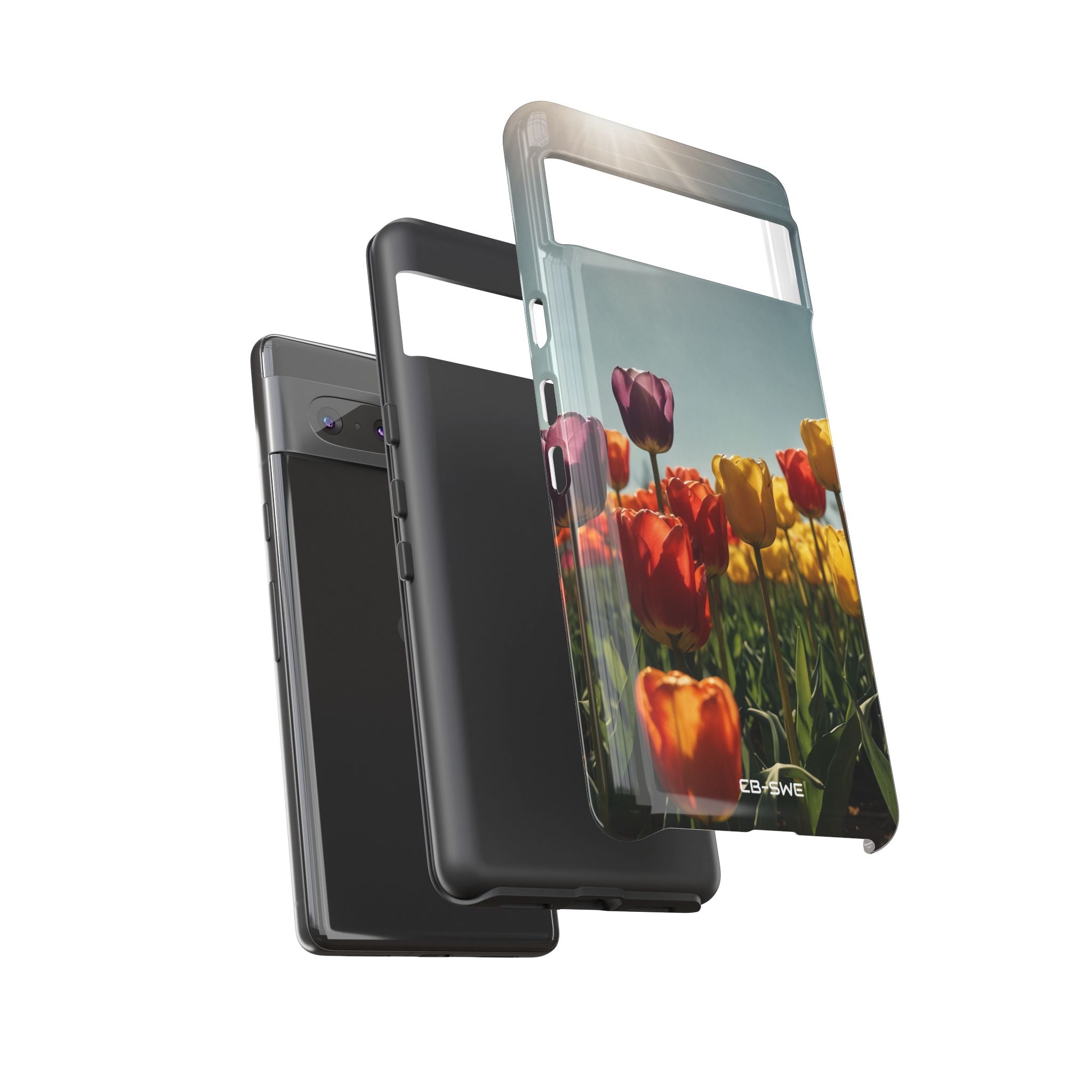 Tulips Embrace Sunlight - Google Pixel Case