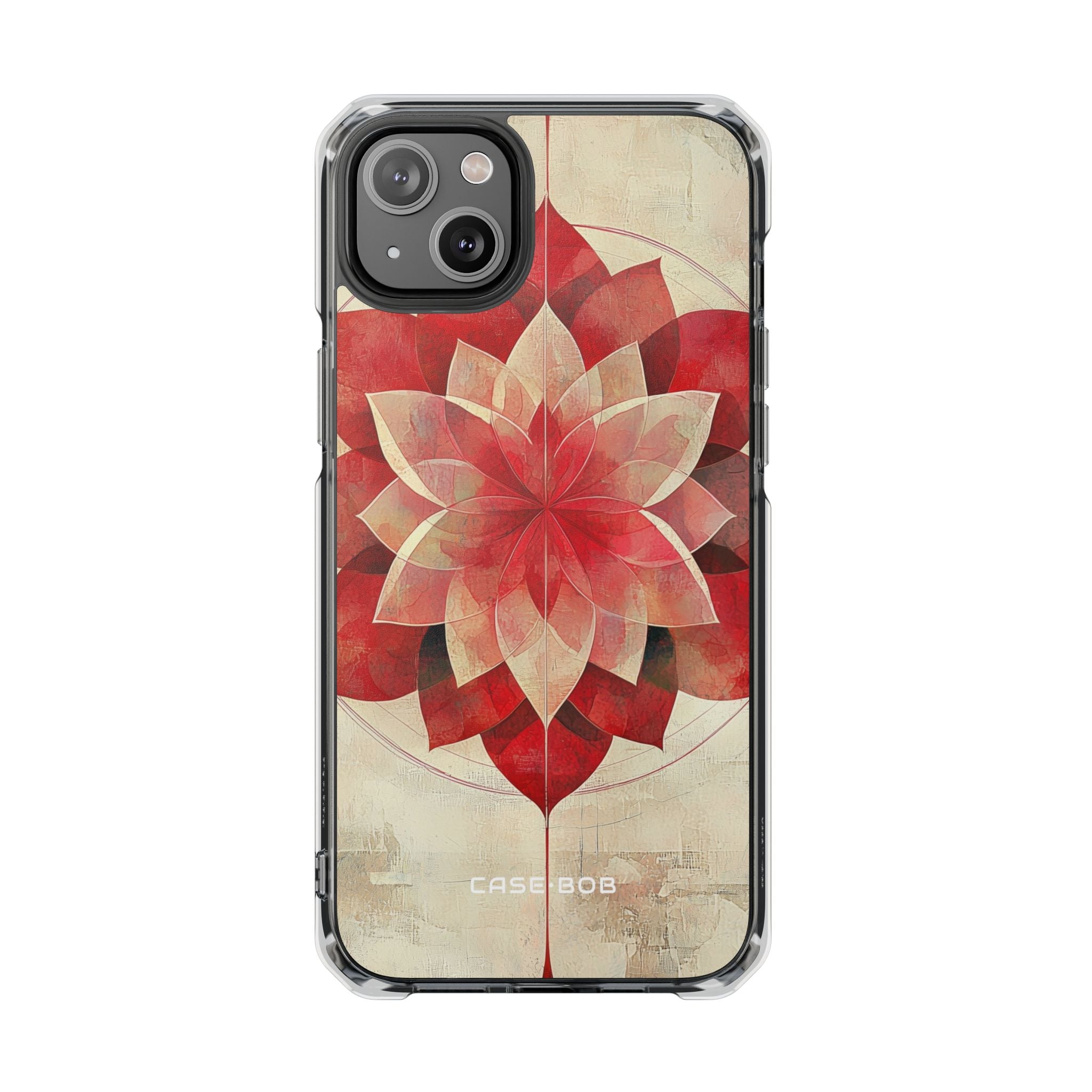 Crimson Bloom iPhone 14 Plus Case - Impact