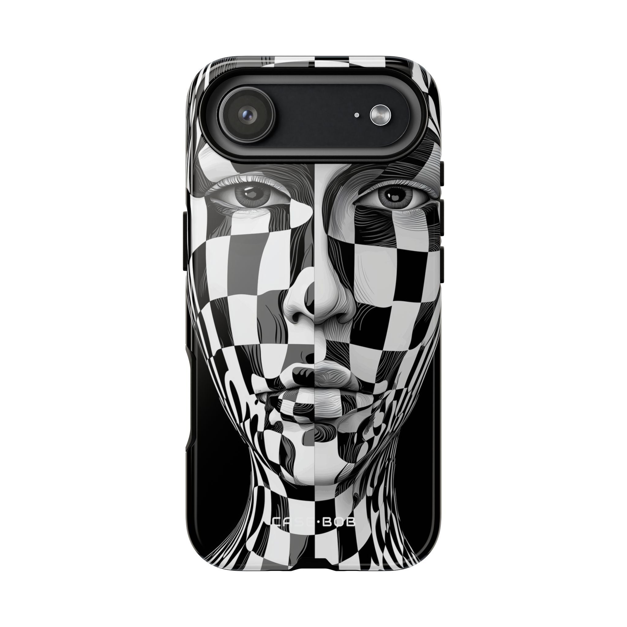 Checkered Face iPhone 17 Air Case - Tough