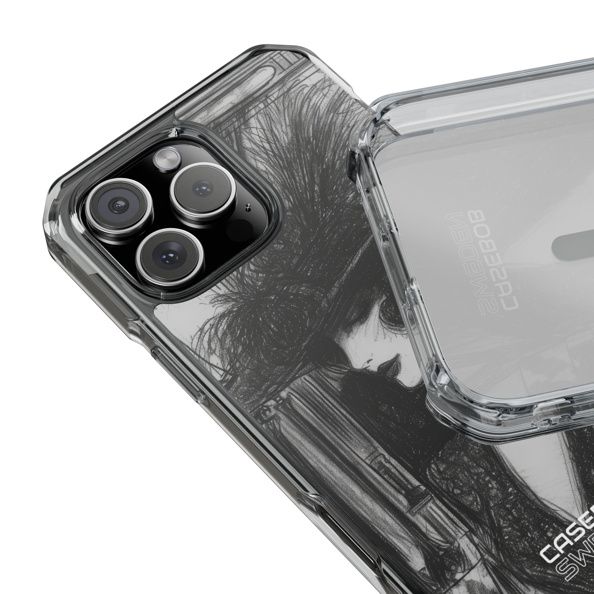 Vintage Feather Elegance iPhone 16 - Impact Clear+