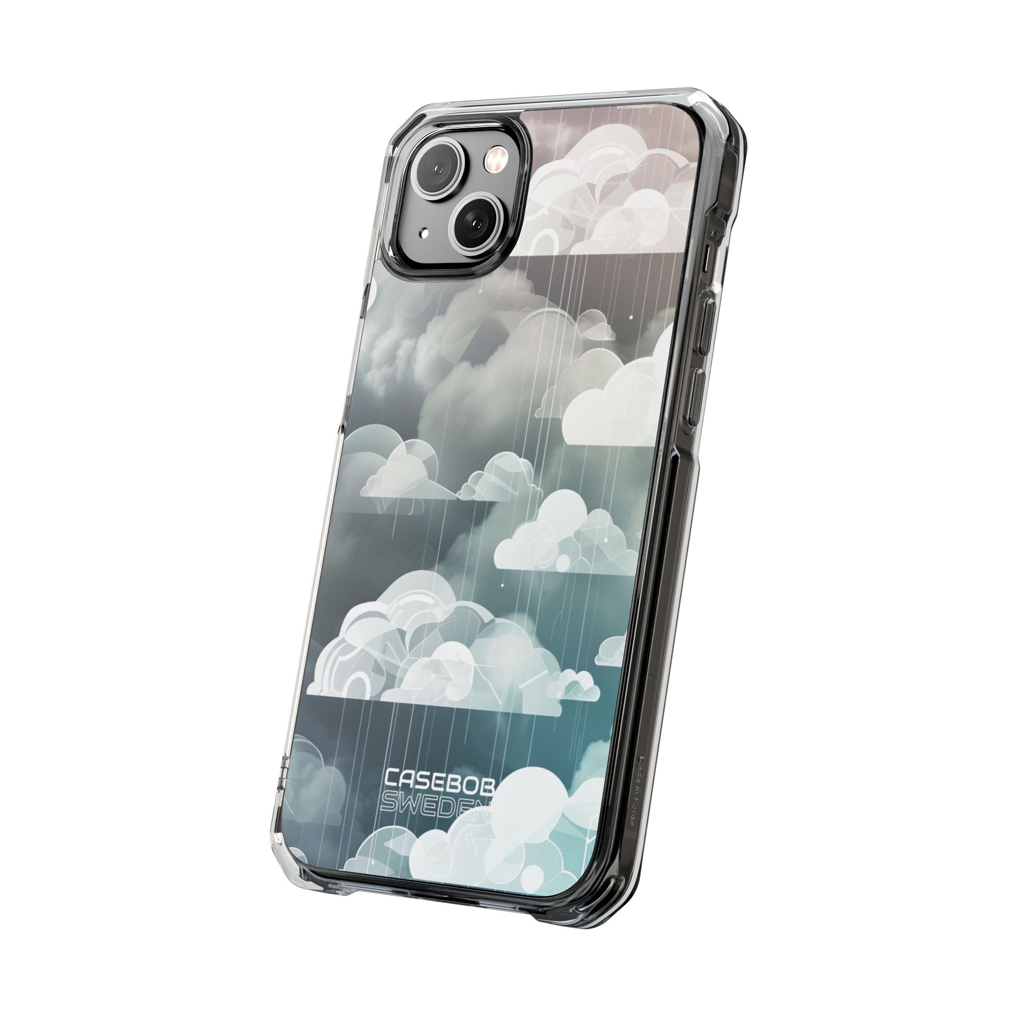 Silver Dream Clouds iPhone 14 - Impact Clear+