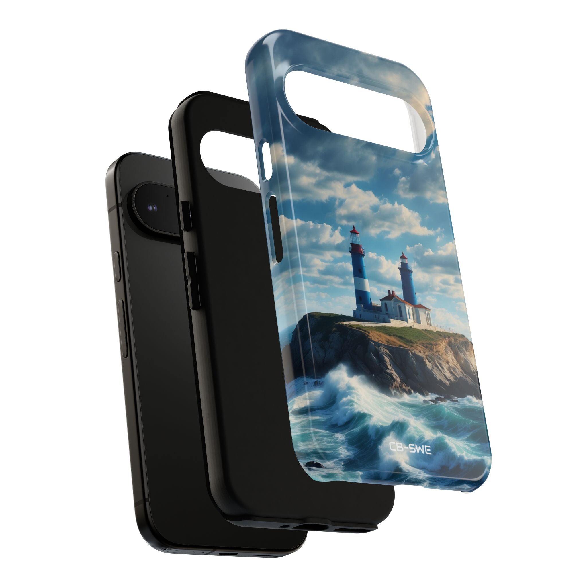 Lighthouse Guards Waves - Google Pixel Case