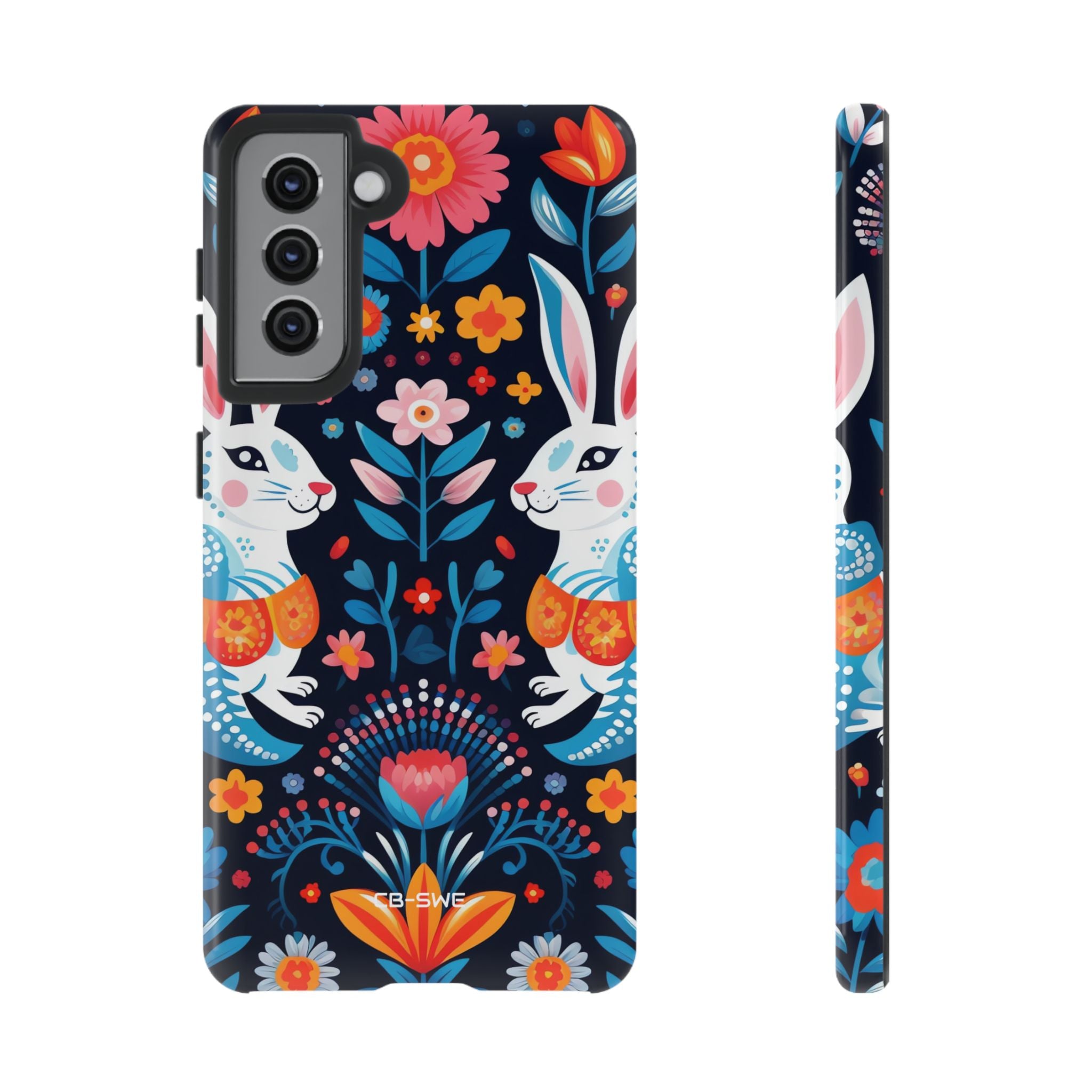 Bunnies Hop Flowers - Samsung Case