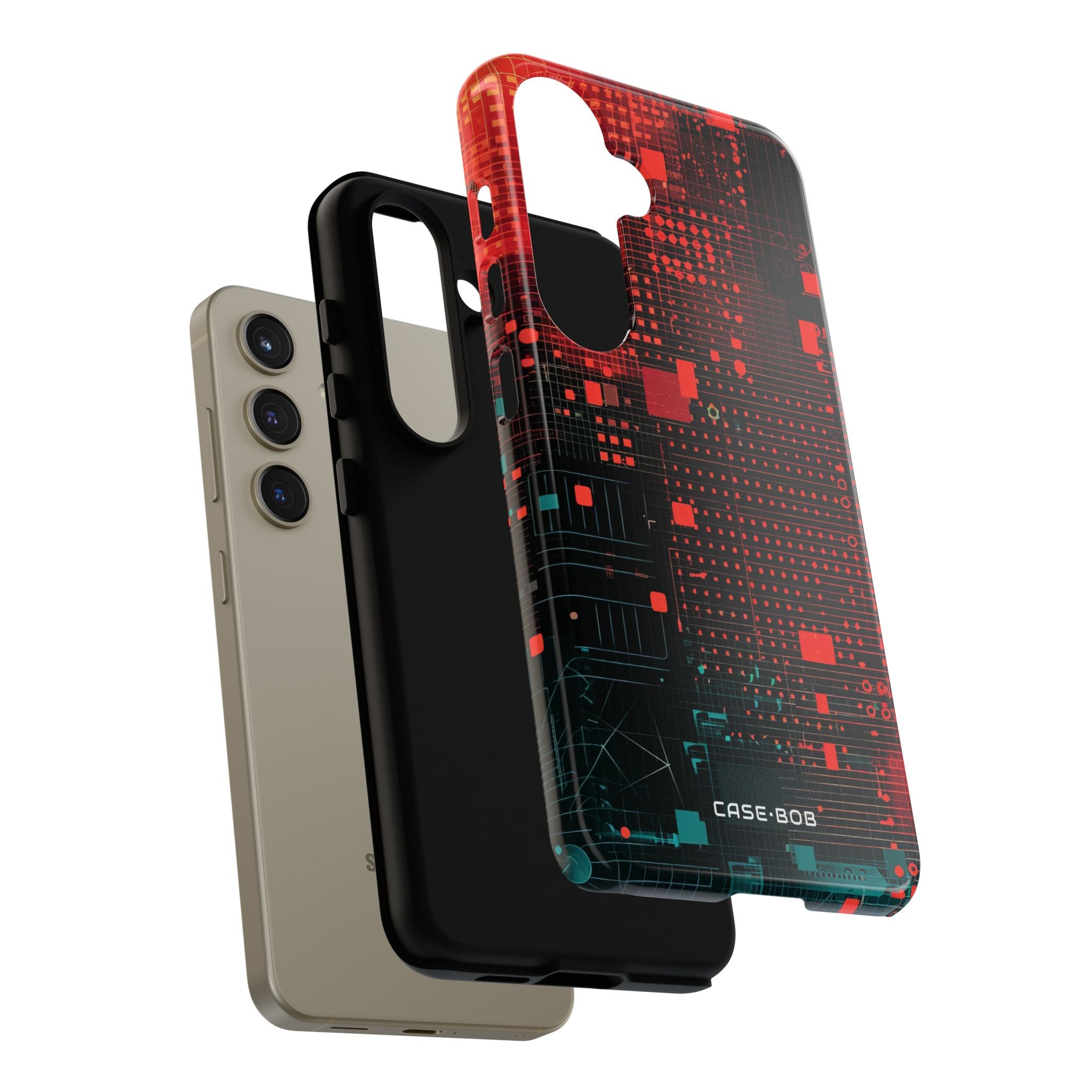 Grid Fusion Samsung S24 Case - Tough