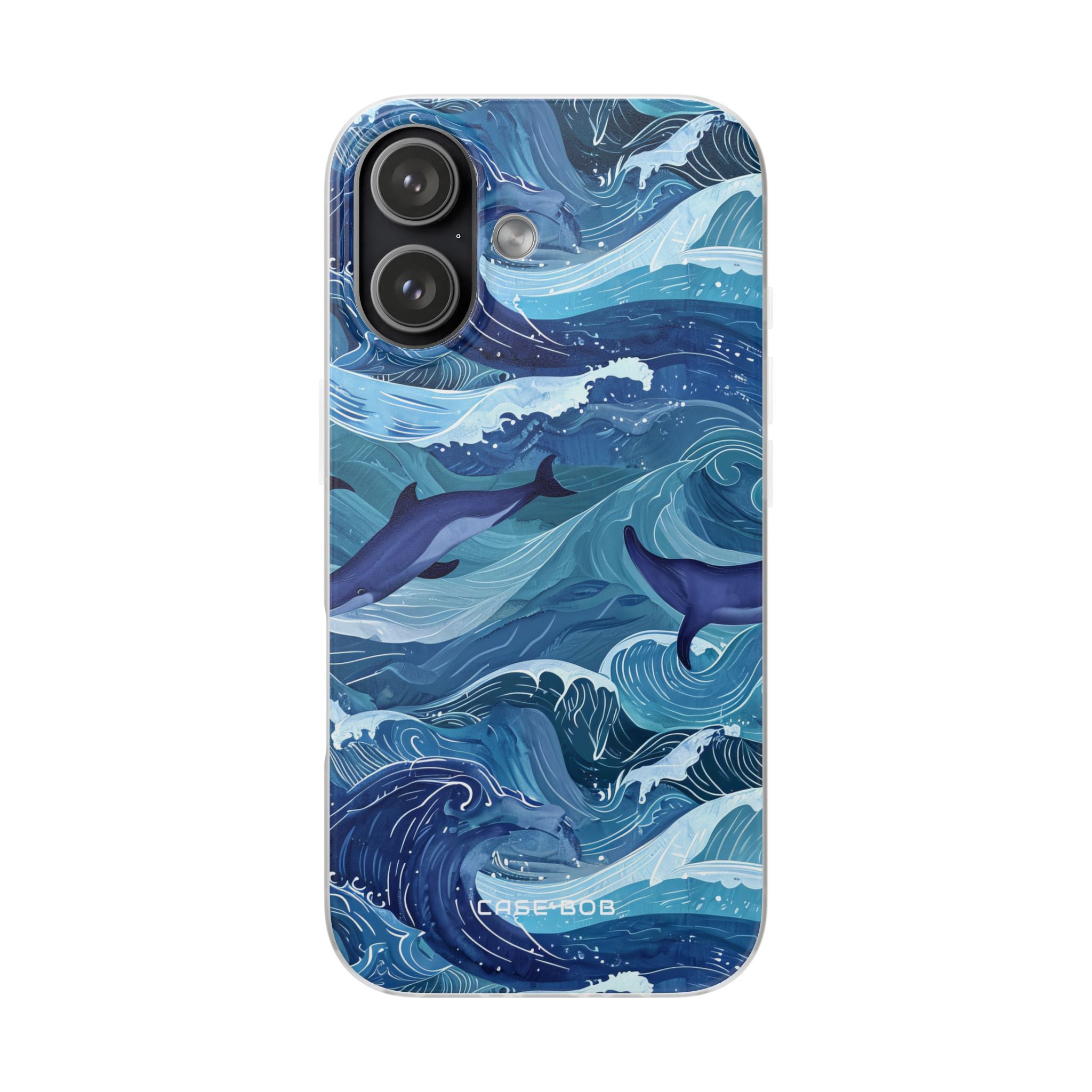 Dolphin Waves iPhone 17 Case - Soft