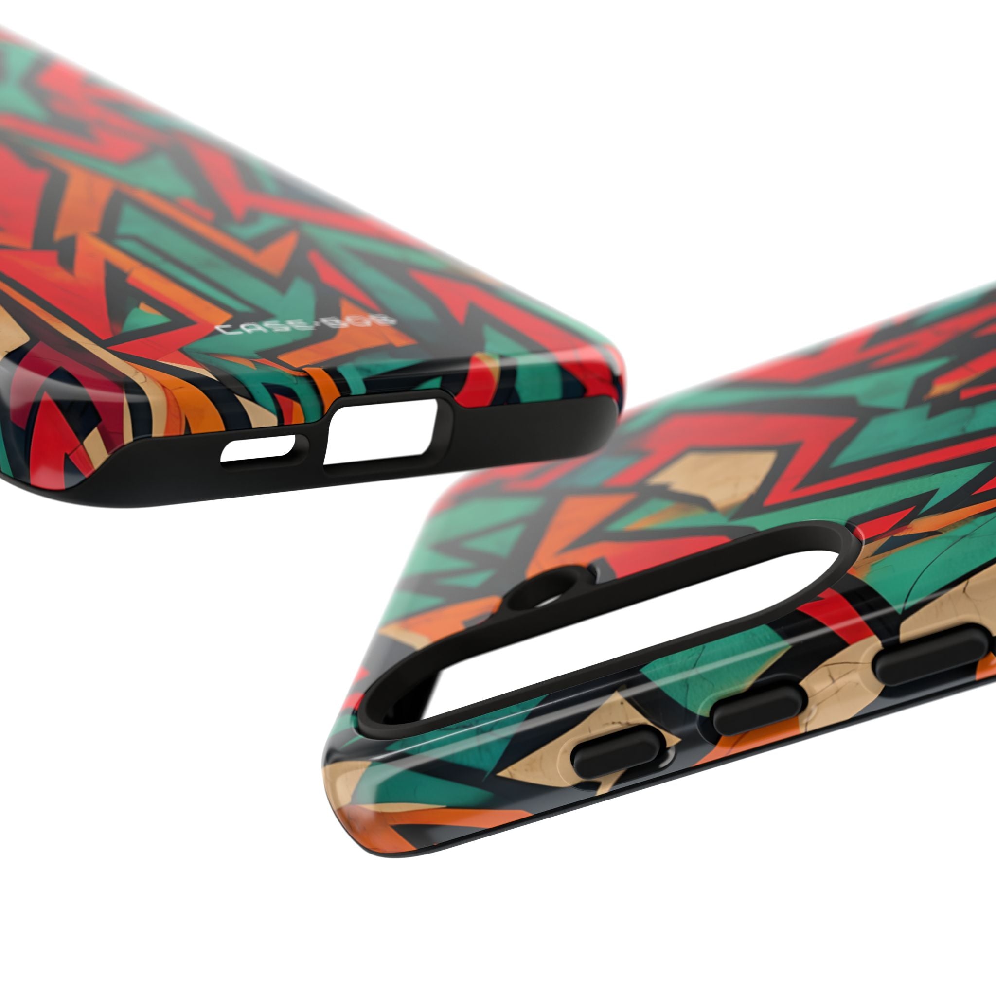 Crimson Zigzag Samsung S24 Plus Case - Tough