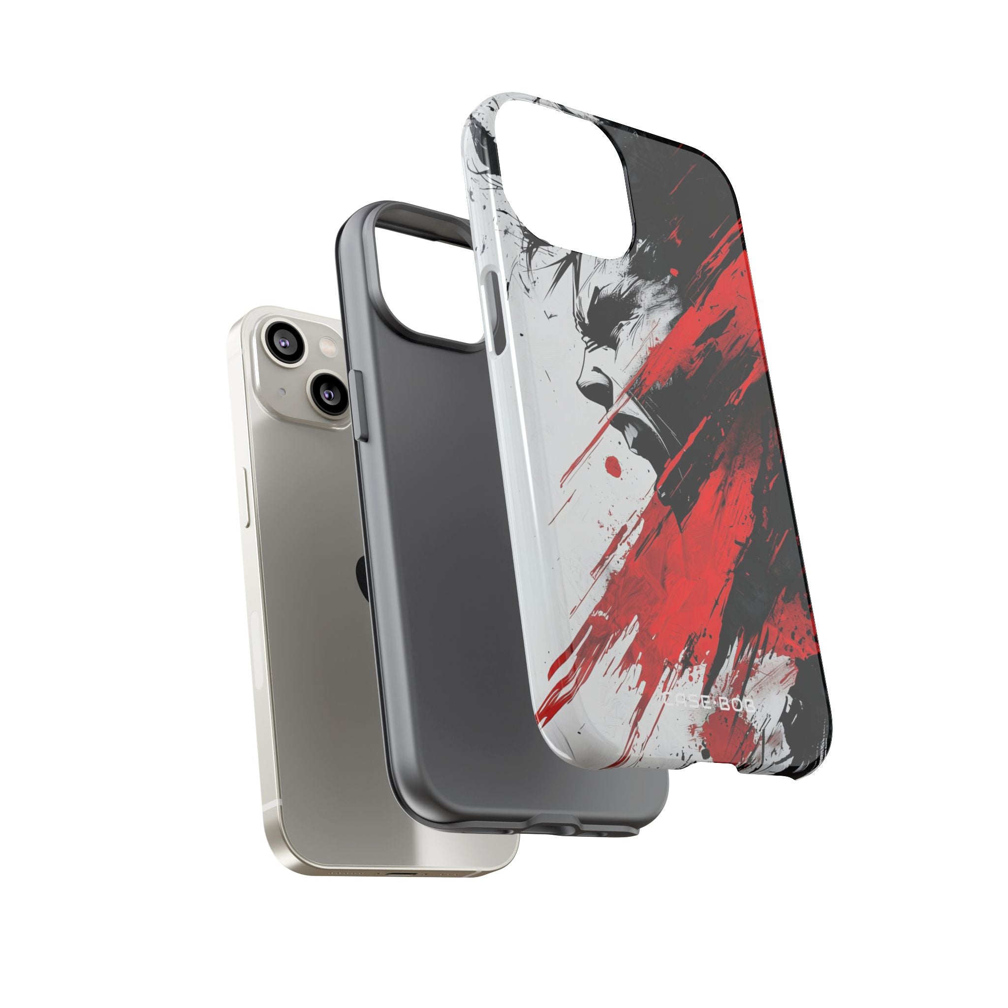 Yelling Profile Burst iPhone 14 Case - Tough