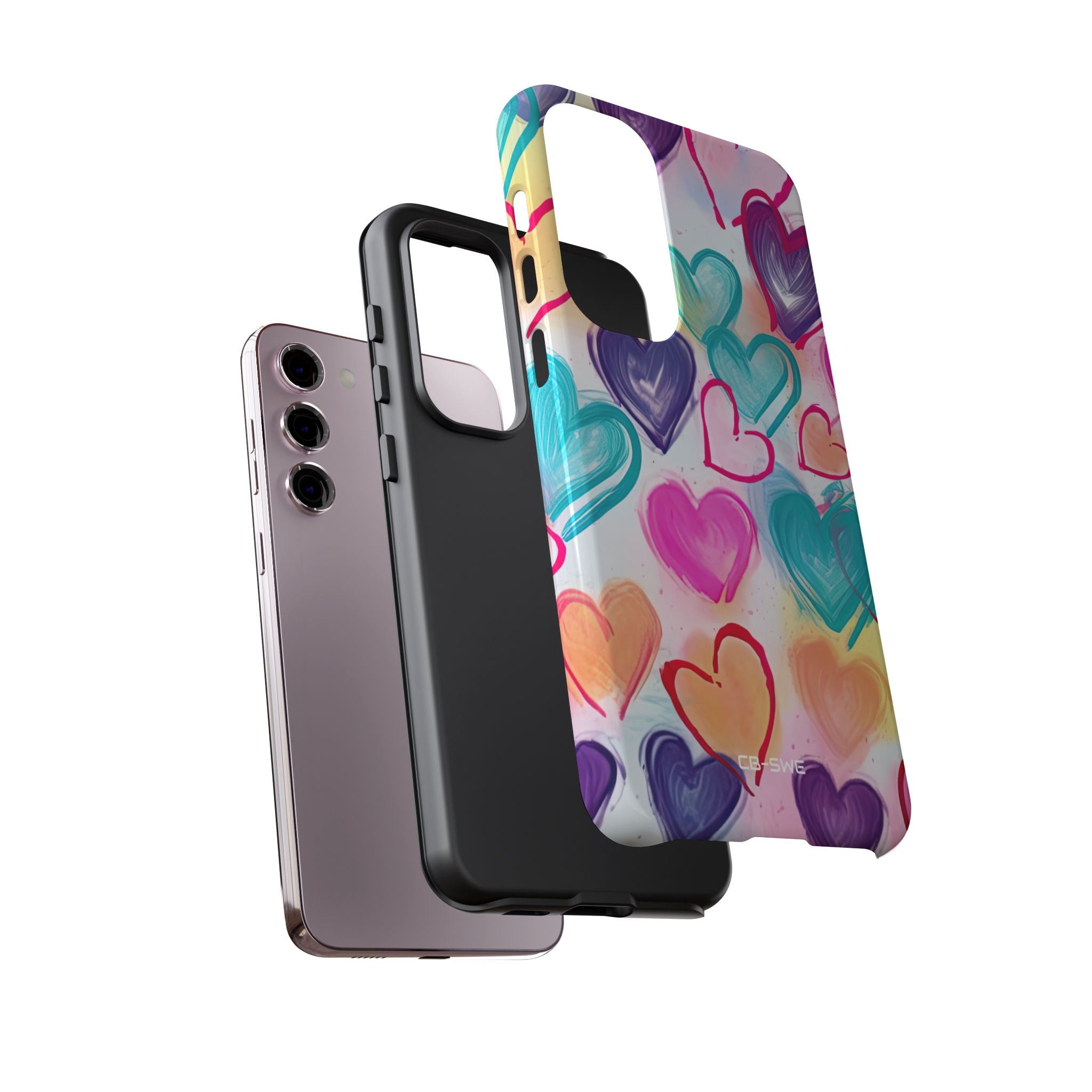 Hearts Dance Playfully - Samsung Case