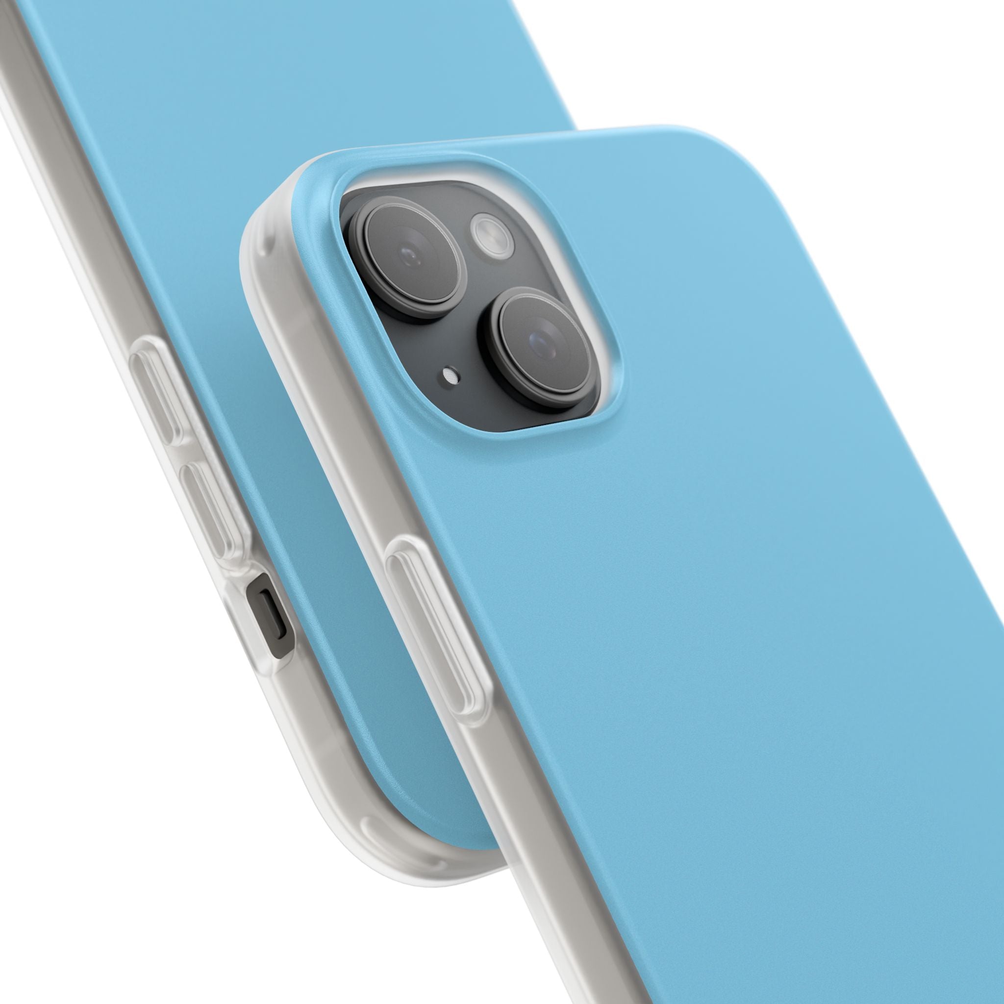 Himmelblaue iPhone-Hülle - Flexi
