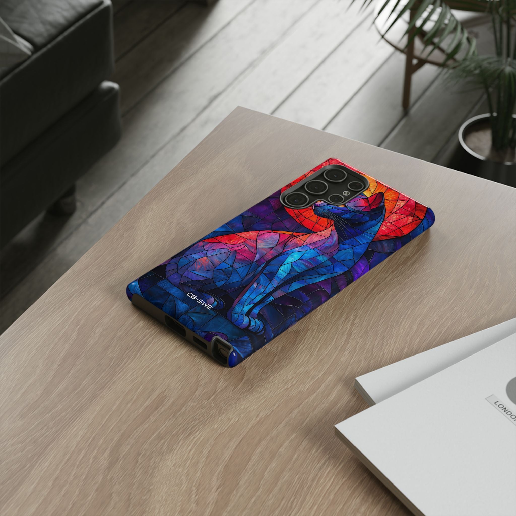 Cat Silhouettes Glow - Samsung Case