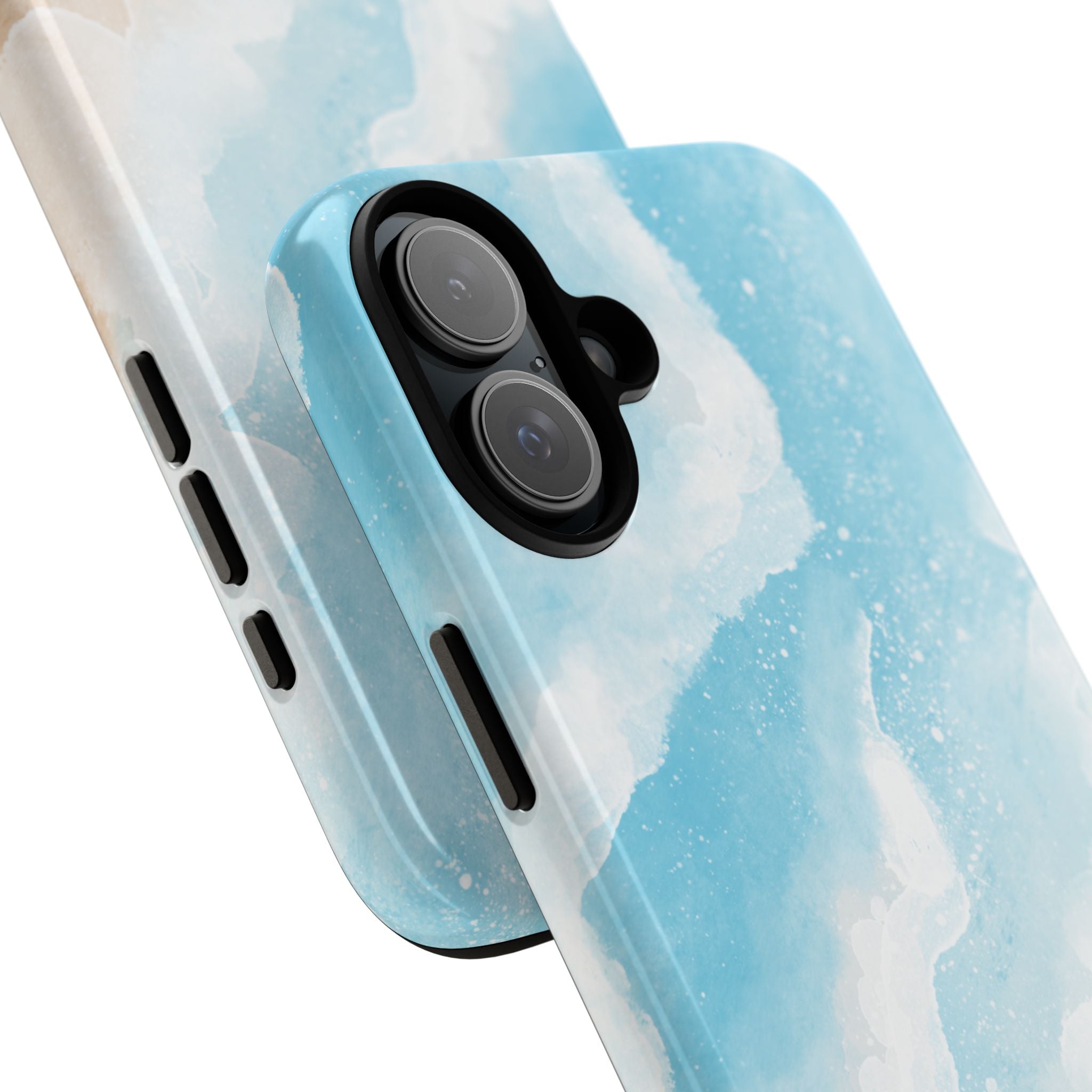 Serene Coastal Whispers - iPhone Case