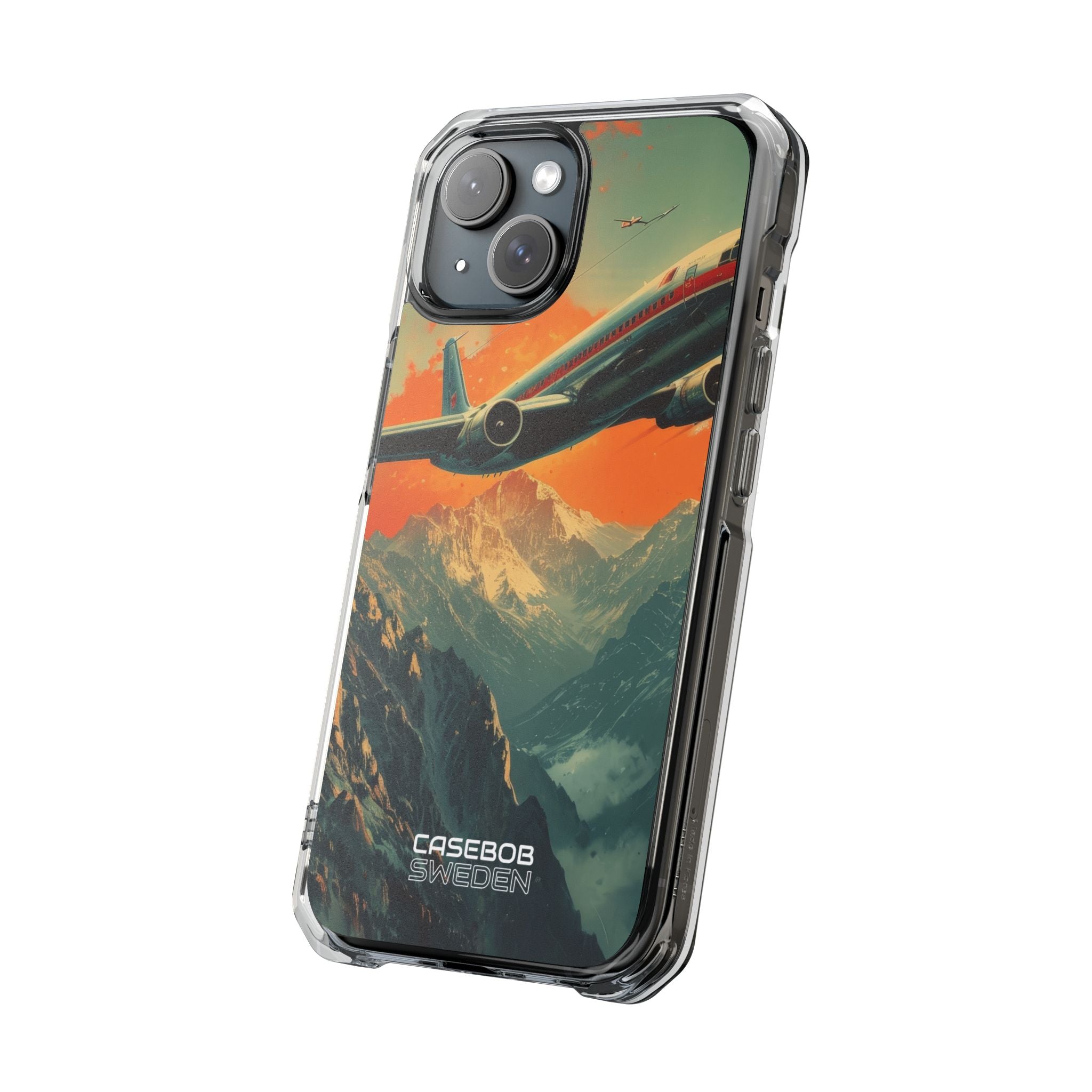 Soaring Mountain Flight iPhone 15 - Impact Clear+