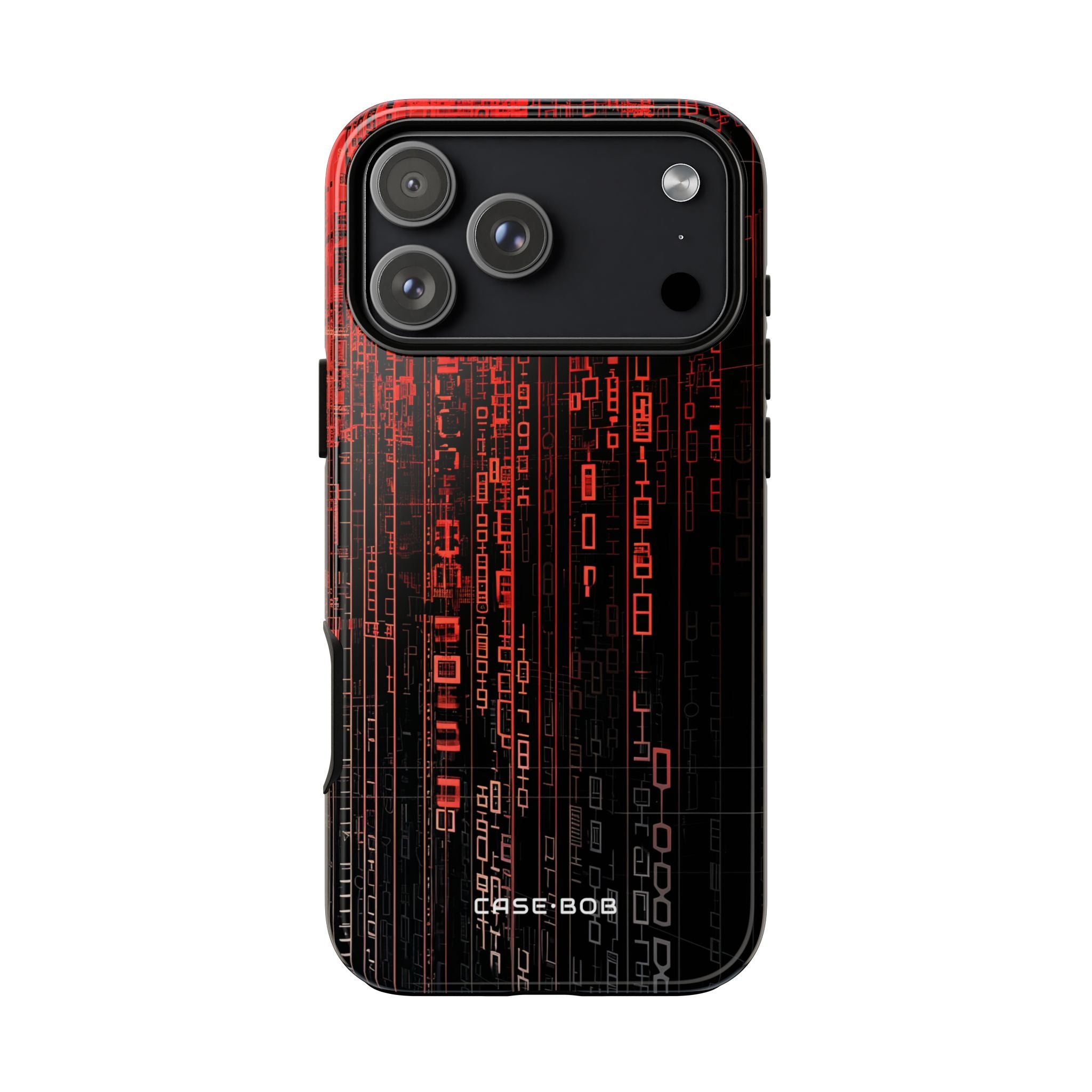 Crimson Glyphs iPhone 17 Pro Max Case - Tough