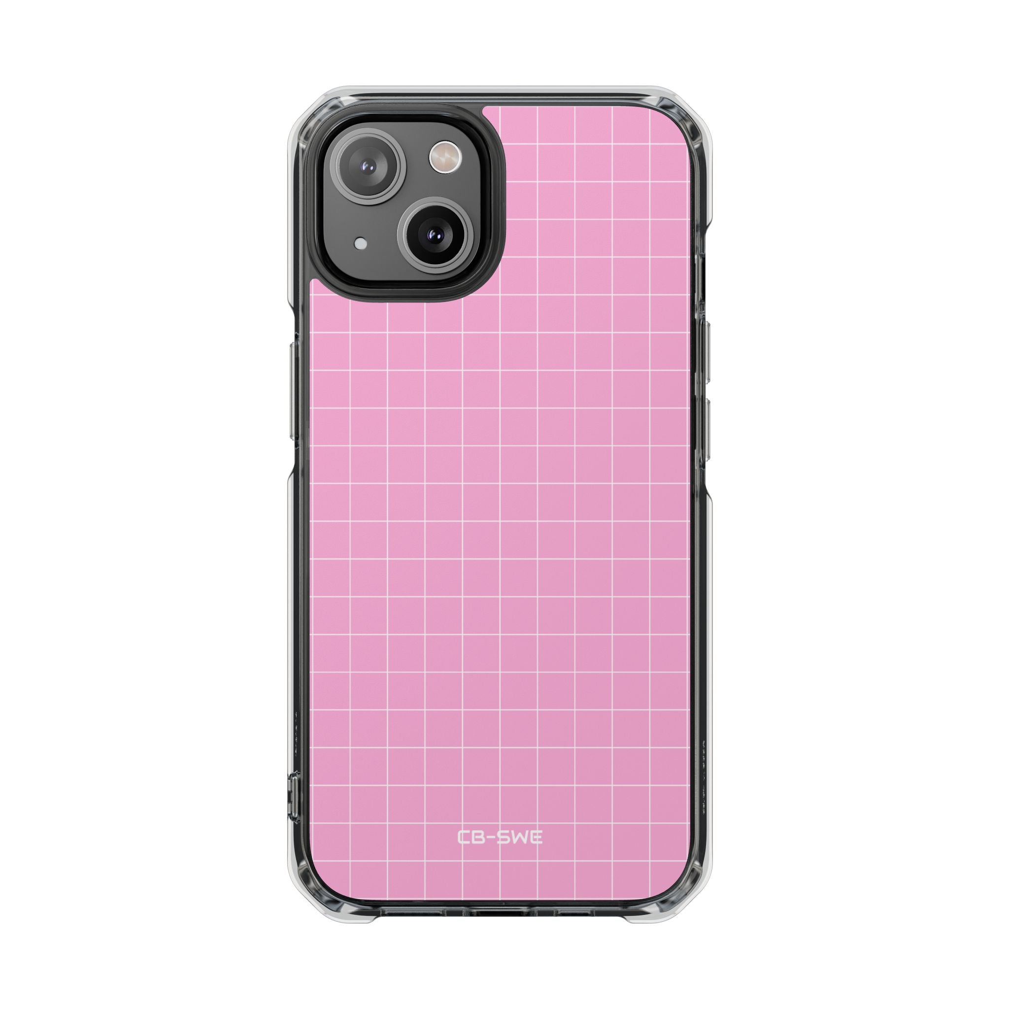 Pink Squares Align iPhone Case - Impact