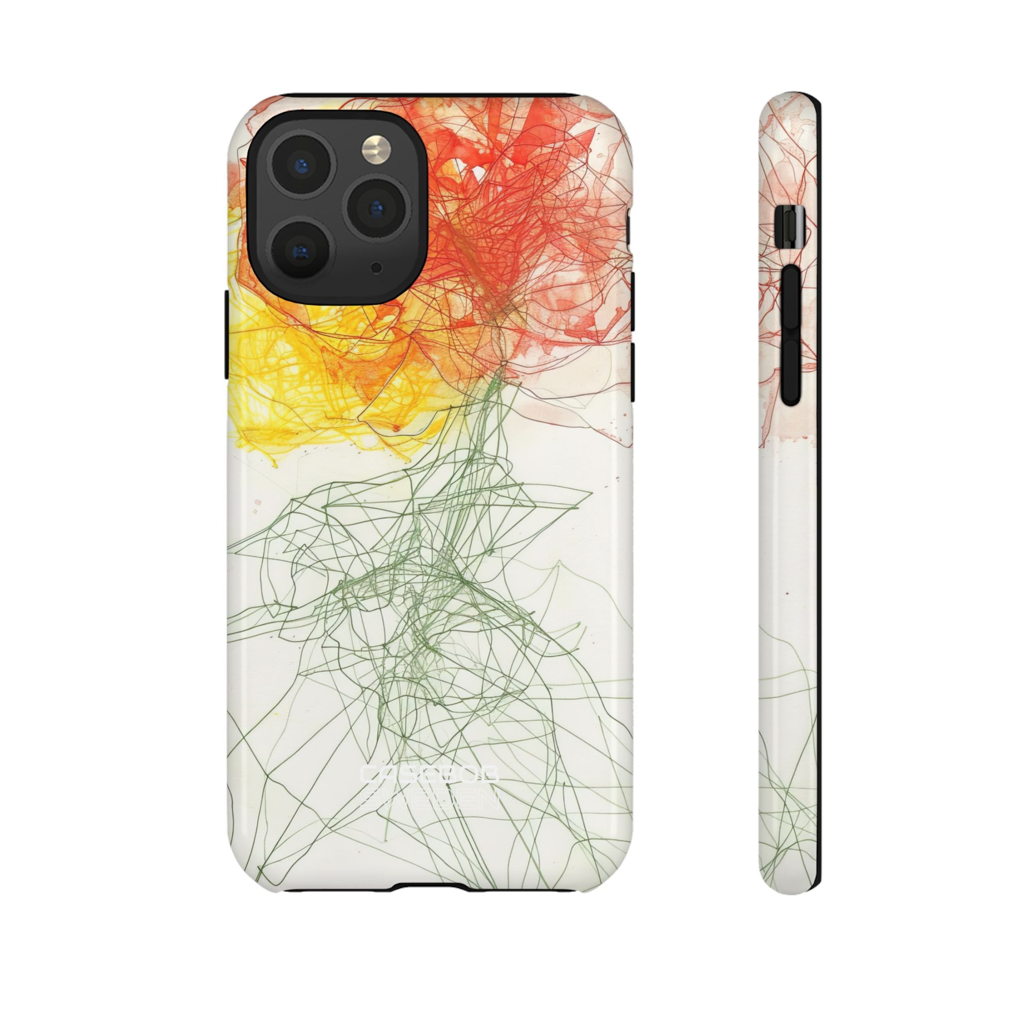 Fiery Blossom Tangle iPhone 11 - Tough