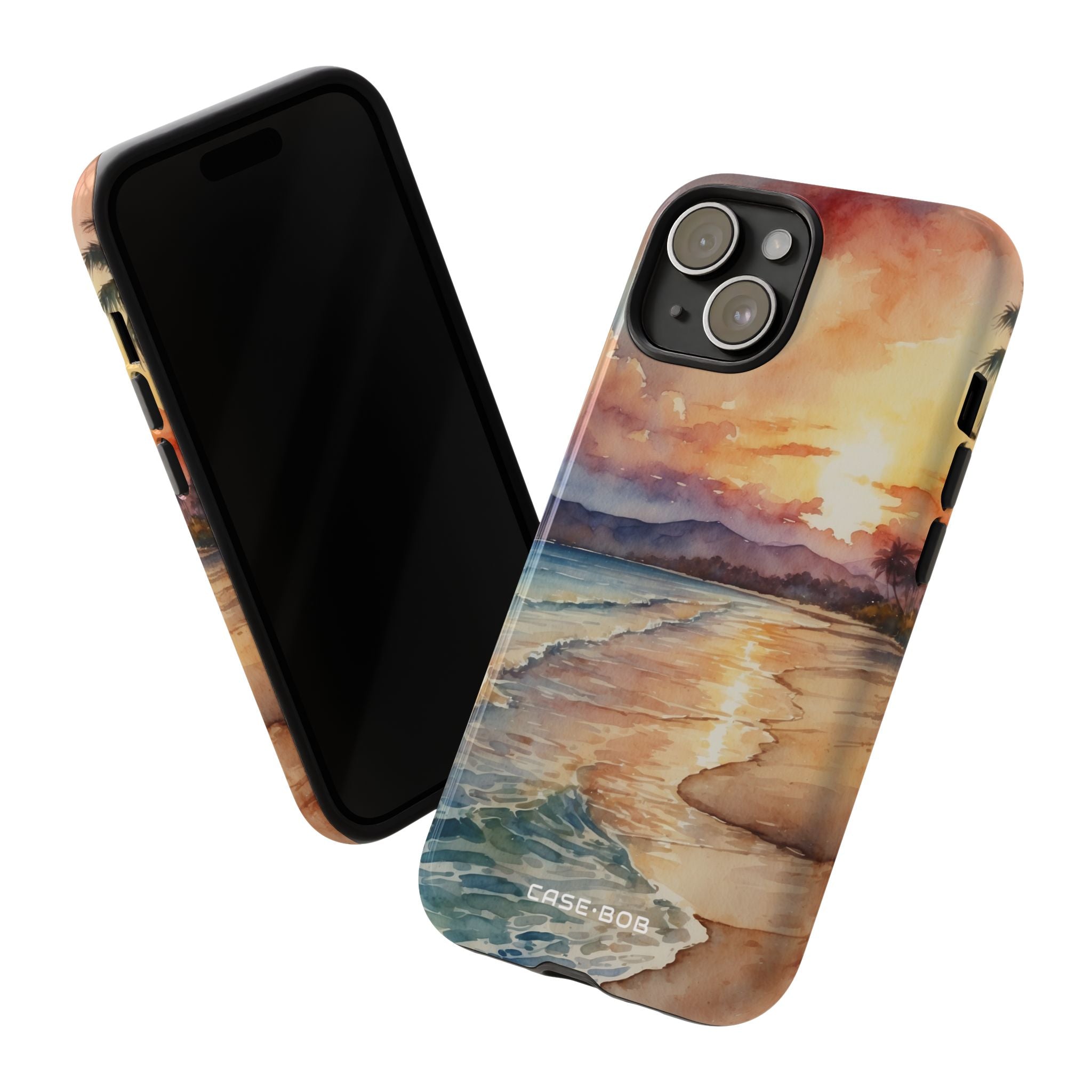 Sunset Reflection iPhone 15 Case - Tough