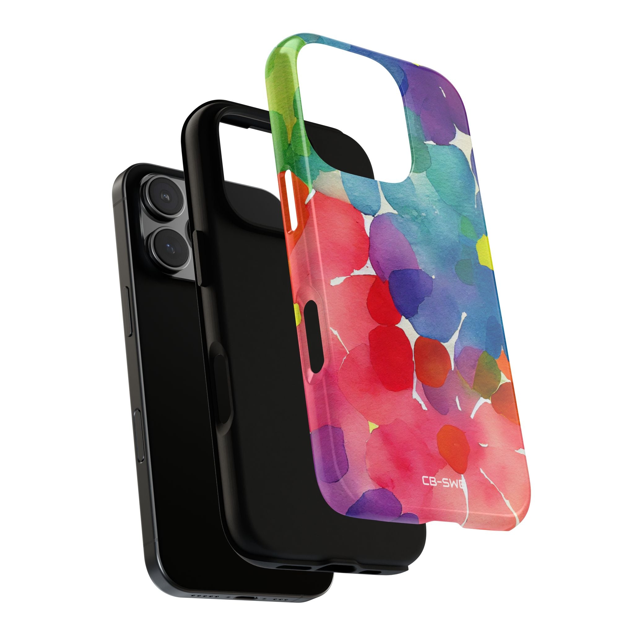 Fluid Color Petals - iPhone Case
