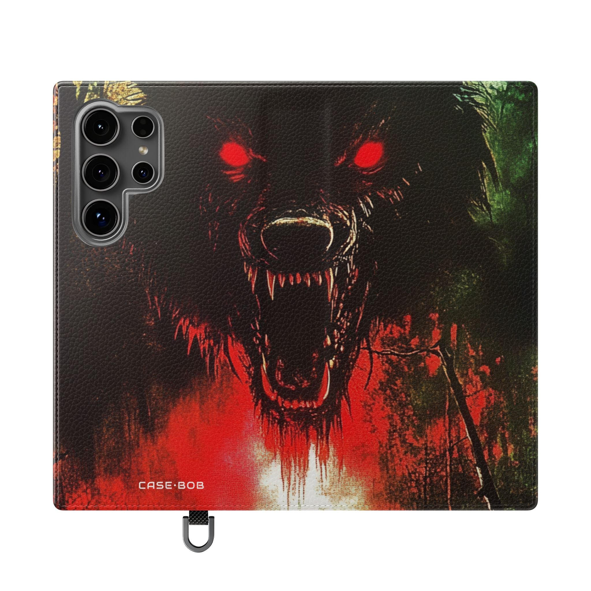Wolf Moon Glare - Samsung S24 Ultra Case - Wallet