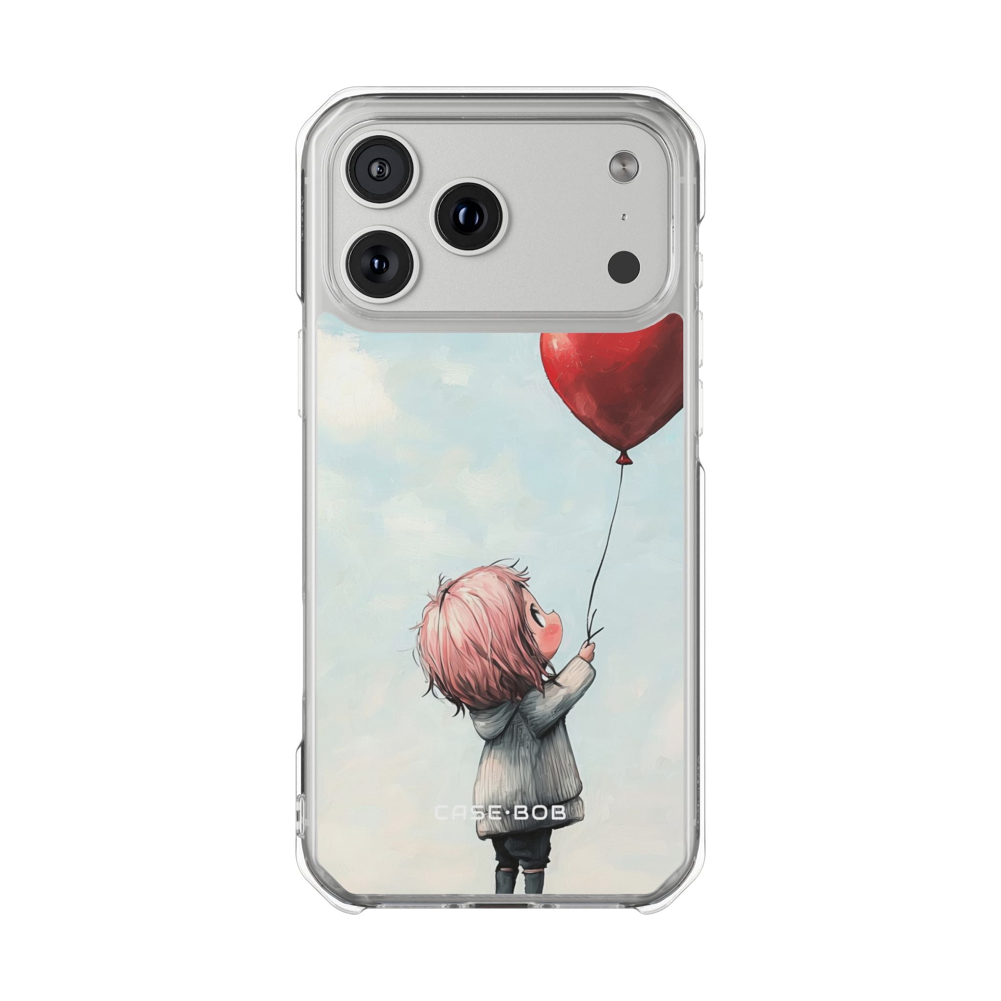 Heart Balloon Reach iPhone 17 Pro Max Case - Impact