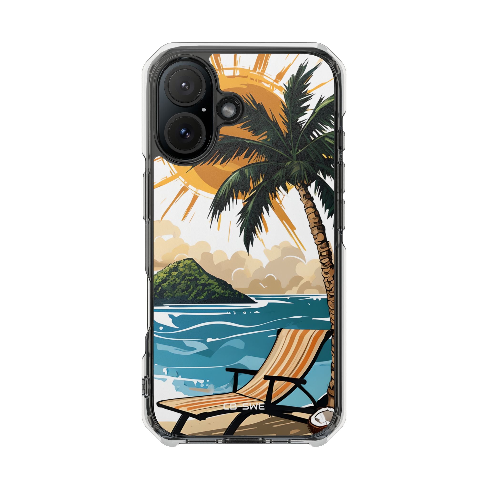Sunny Tropical Escape iPhone Case - Impact