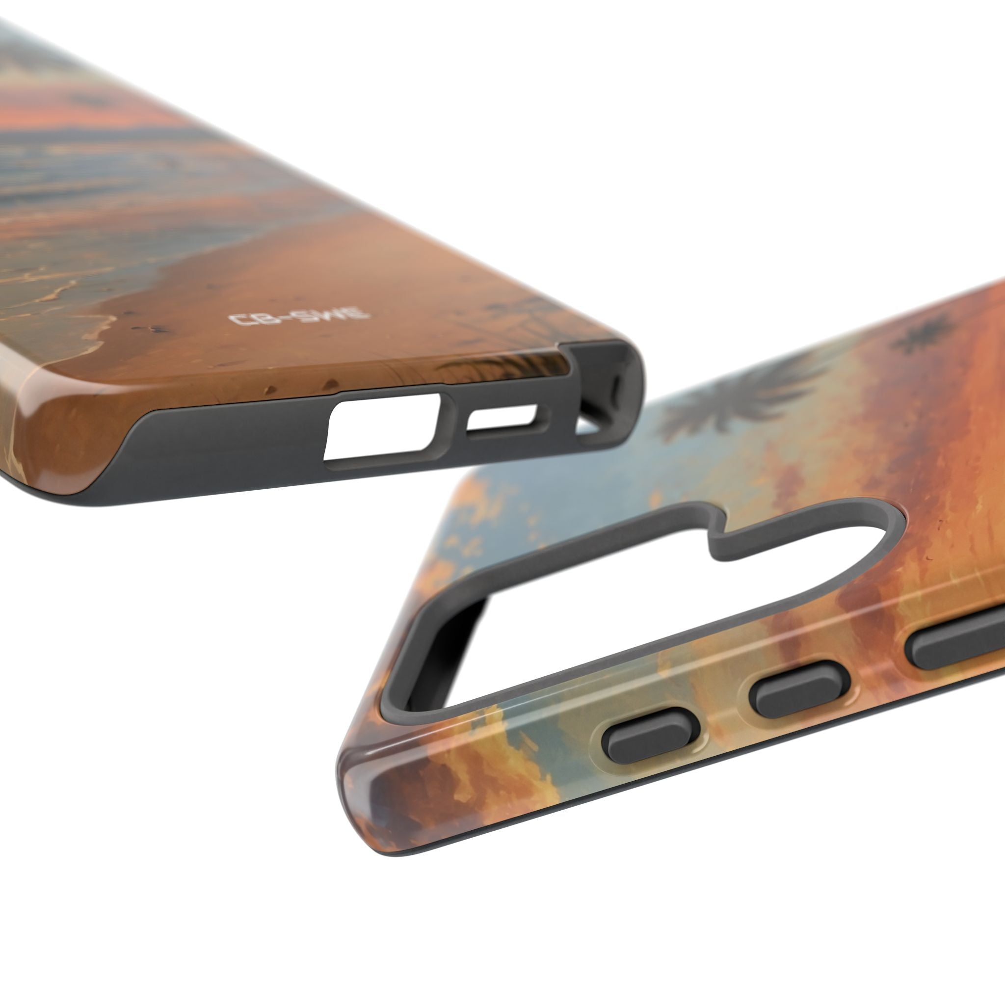 Golden Waves Embrace - Samsung Case
