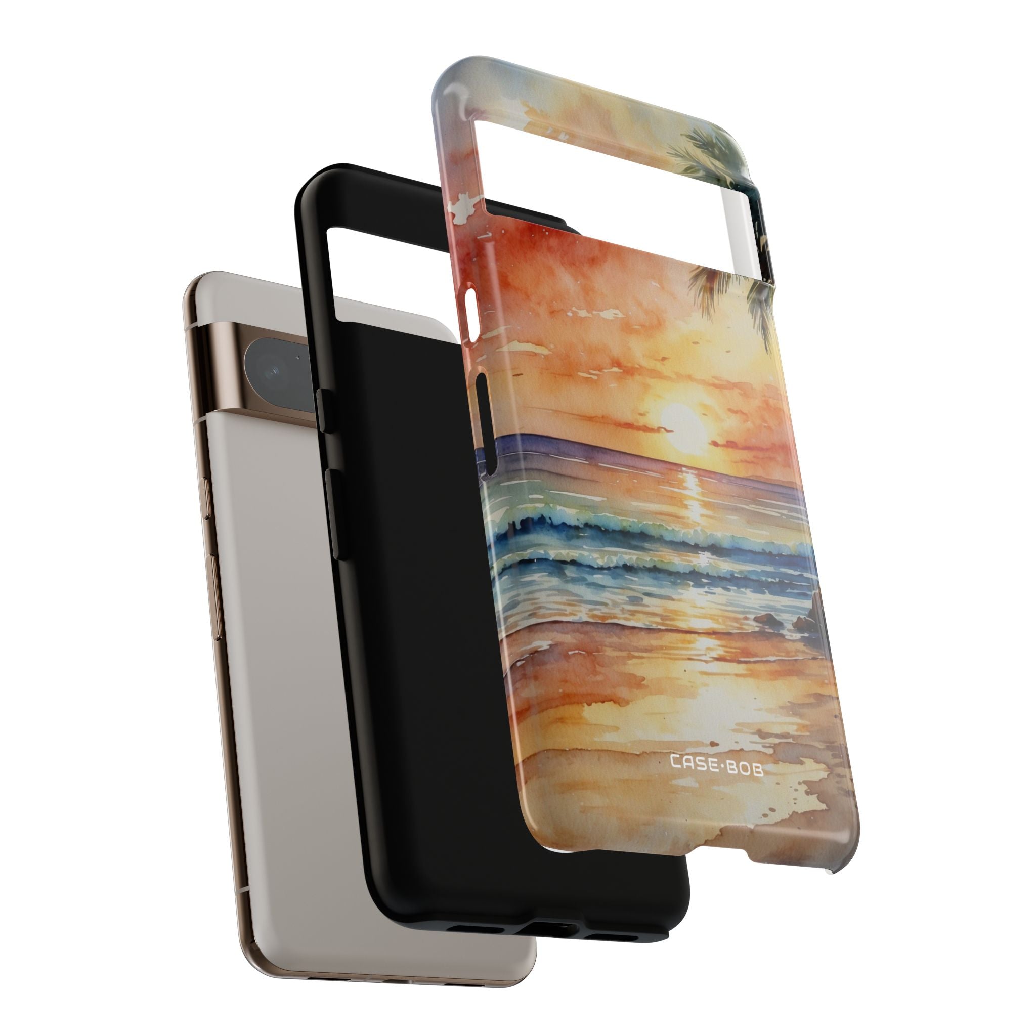 Sunset Palm Google Pixel 8 Pro Case - Tough