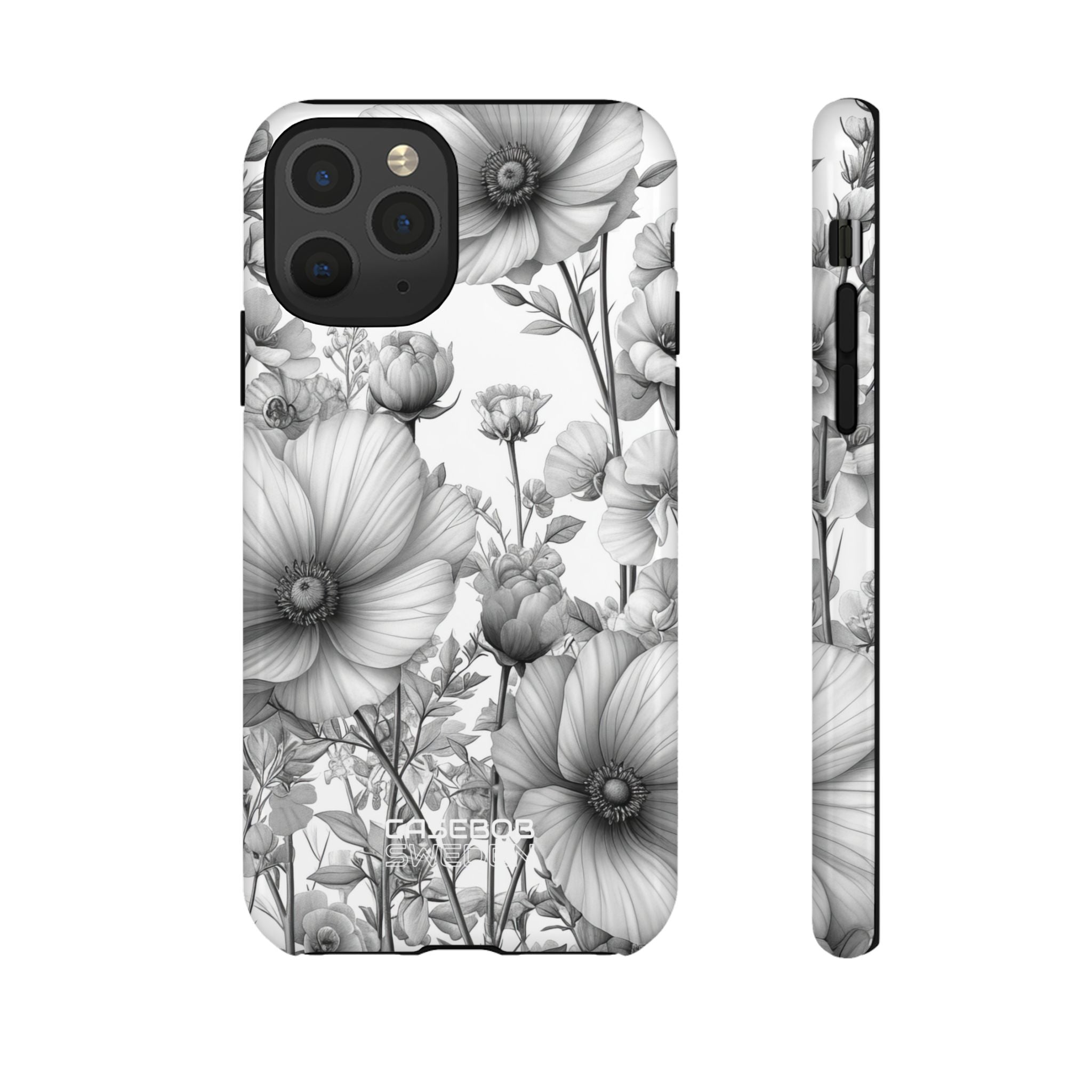 Vintage Floral Etching iPhone 11 - Tough