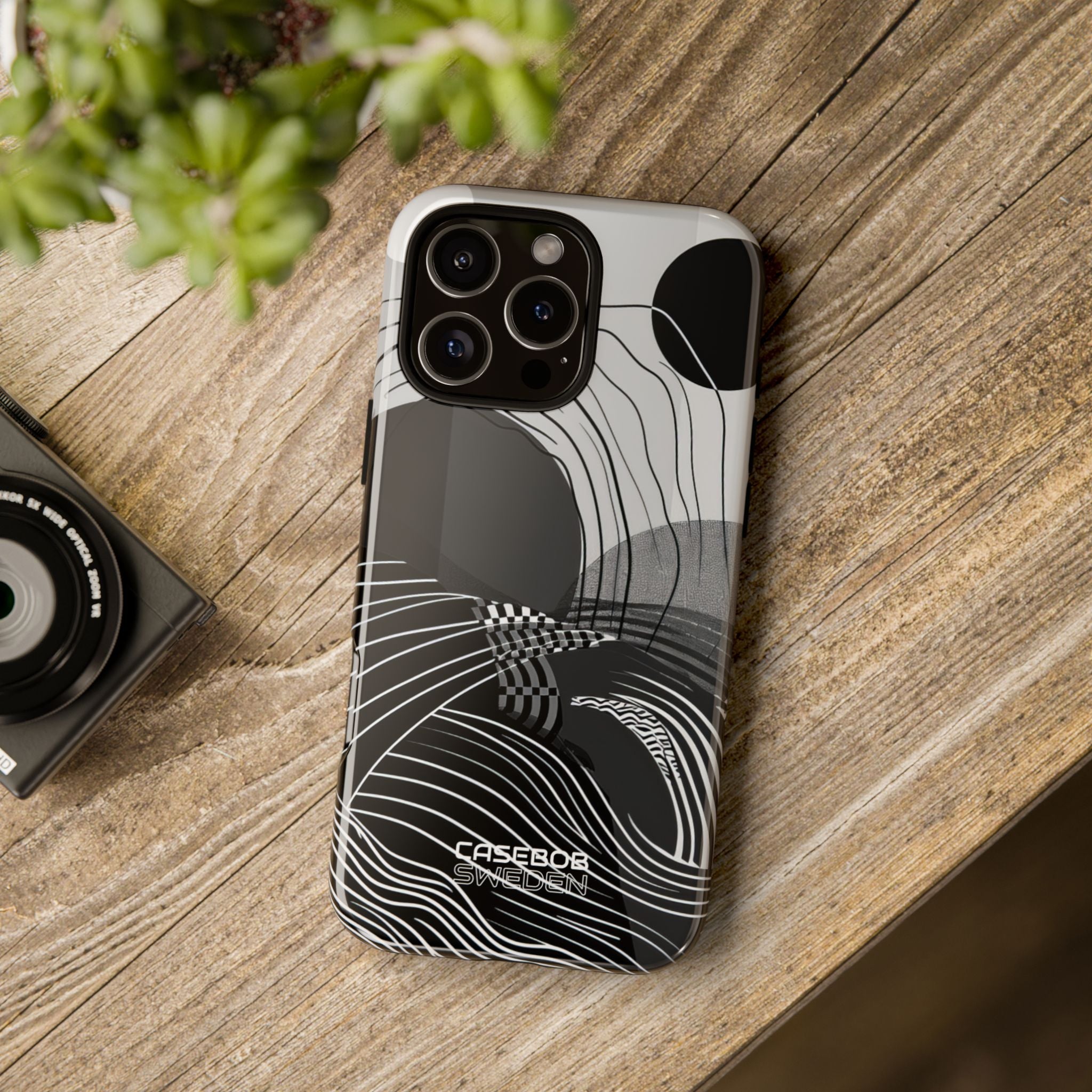 Monochrome Motion Flow iPhone 16 – Robust