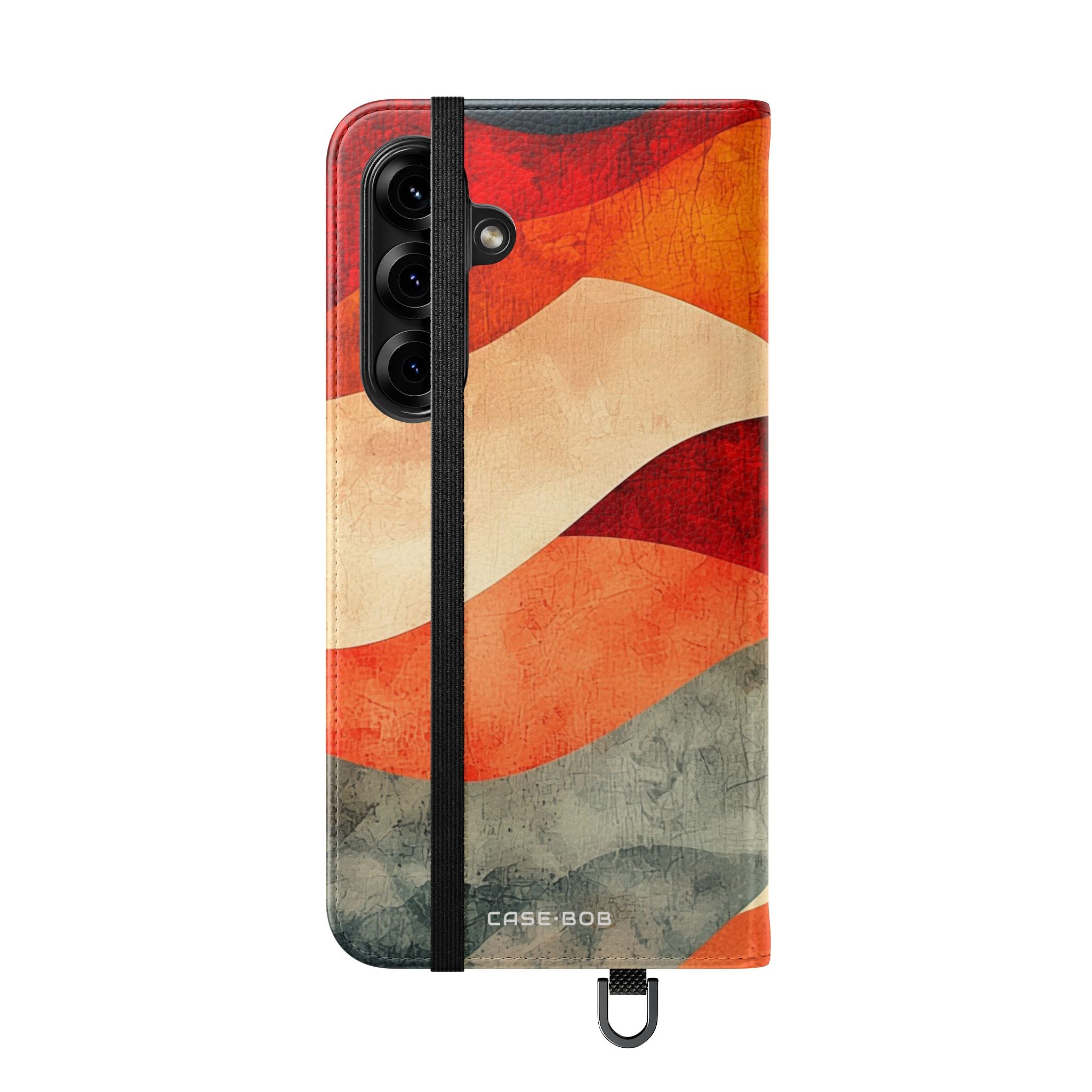 Crimson Ripples - Samsung S25+ Case - Lompakko