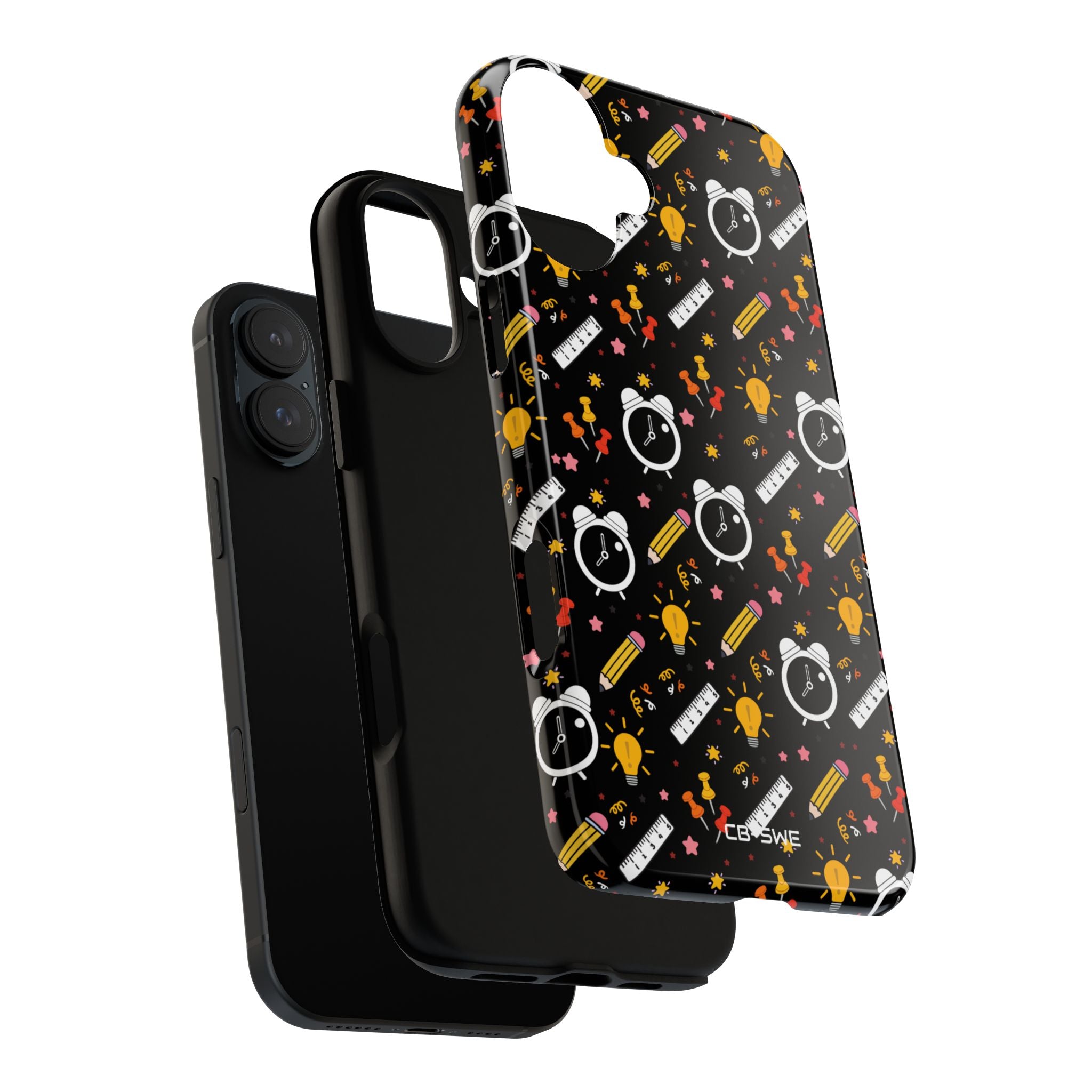 Bright Pencils Twirl - iPhone Case