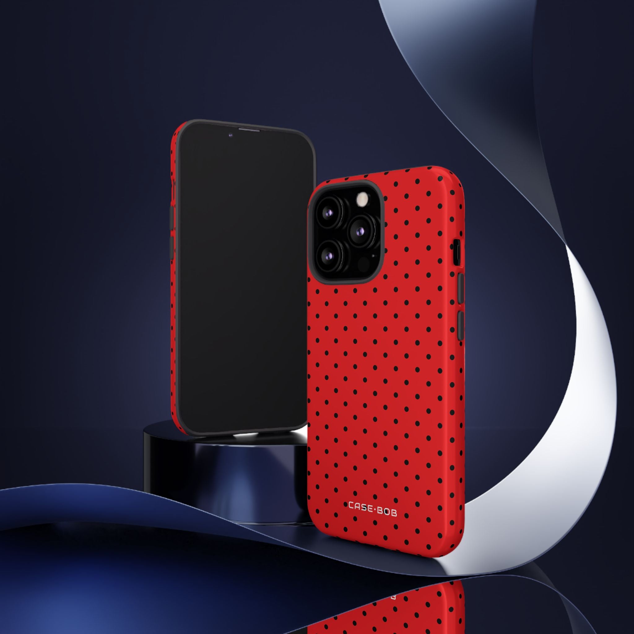 Crimson Dot Matrix iPhone 13 Pro Case - Tough