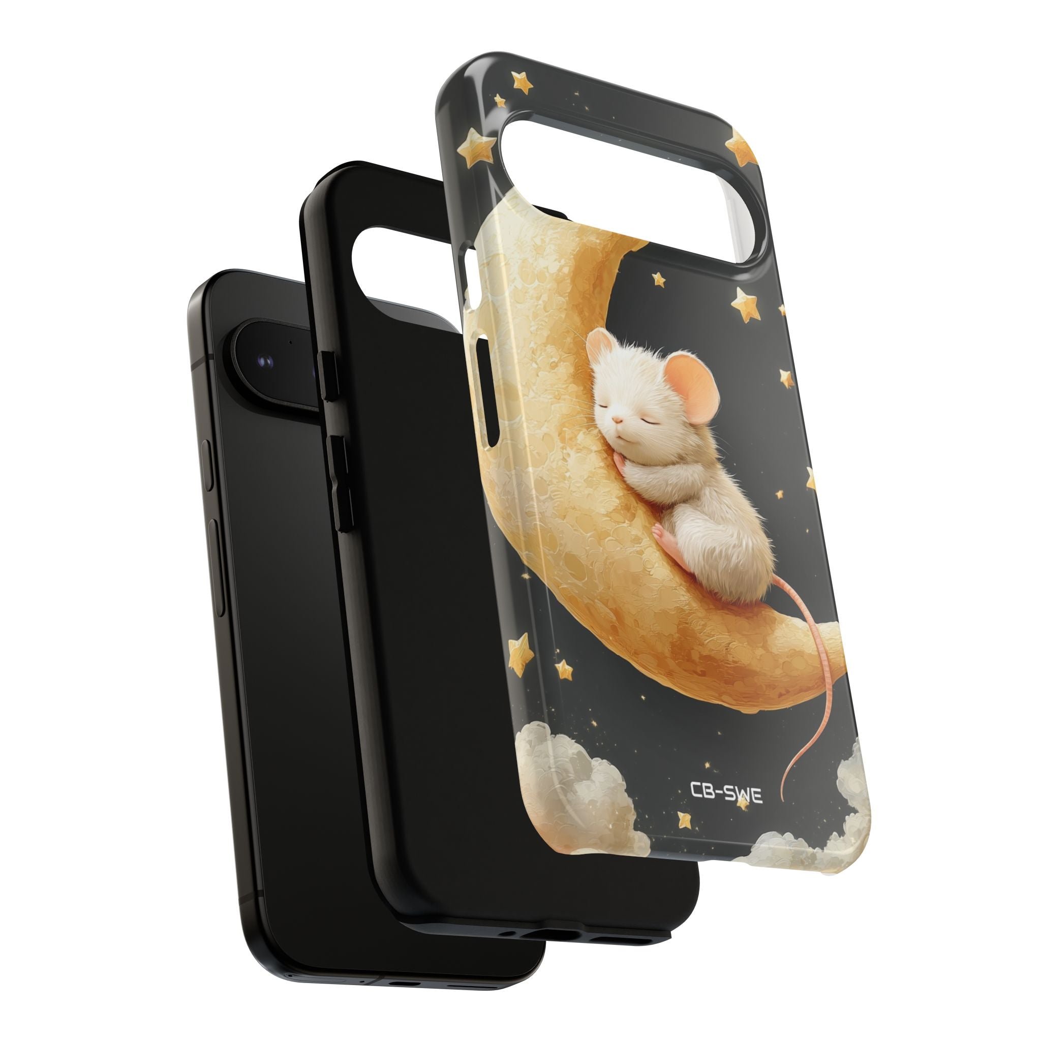 Moon Cradles Mouse - Google Pixel Case