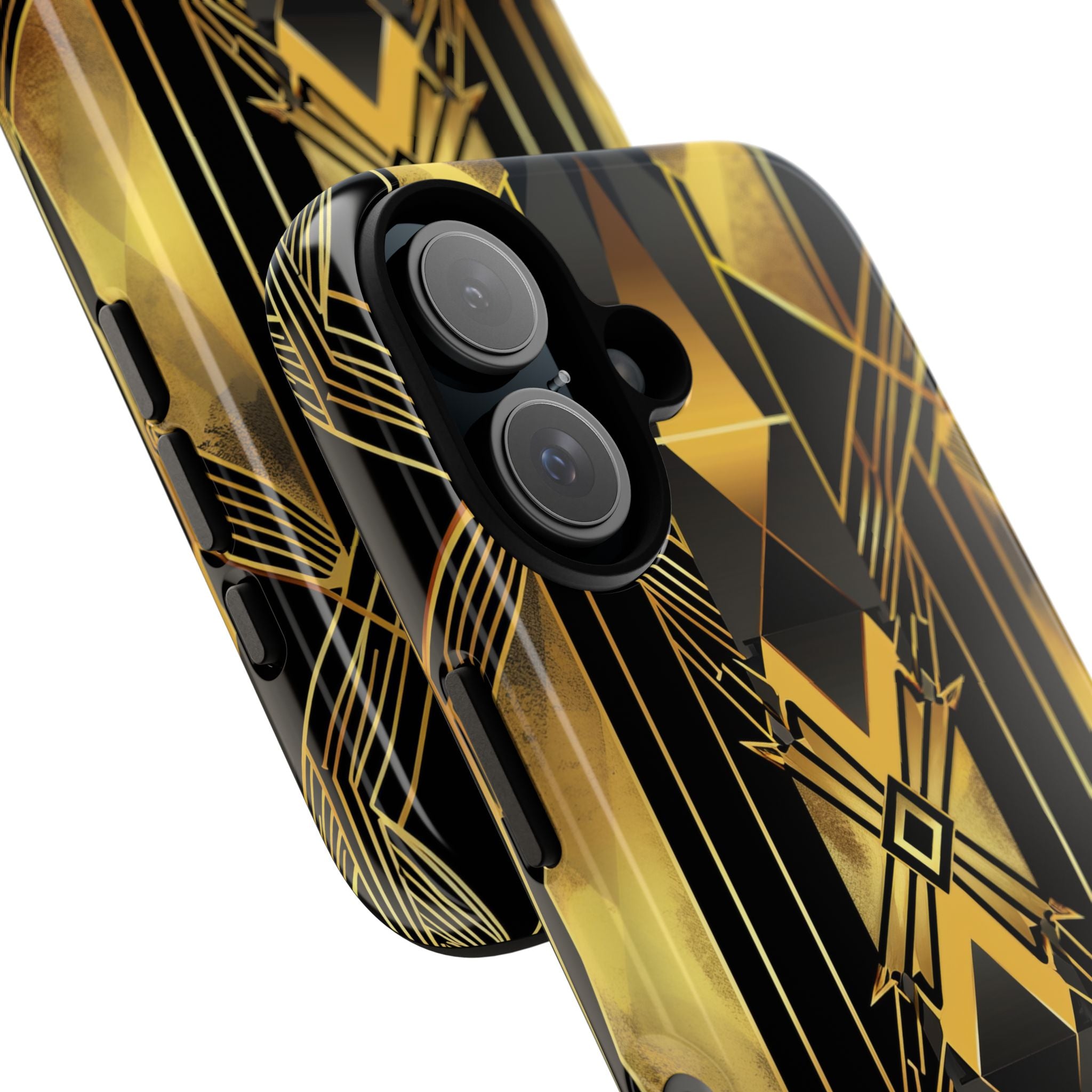 Golden Diamond Radiance iPhone 16 Plus Case - Tough