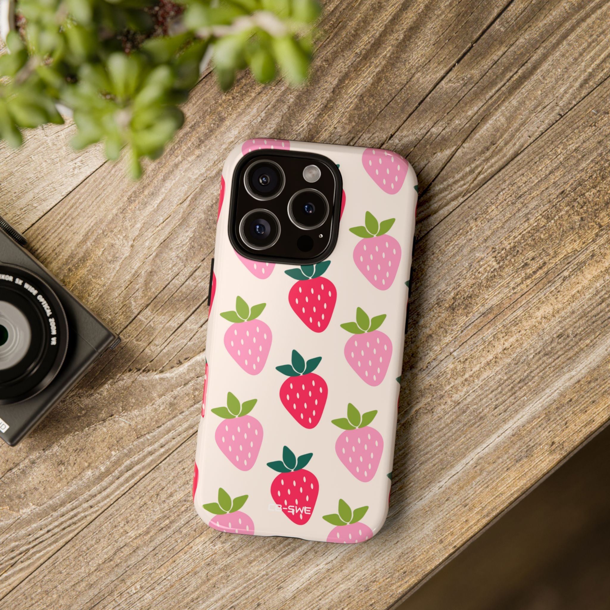 Vibrant Strawberry Rhythm - iPhone Case