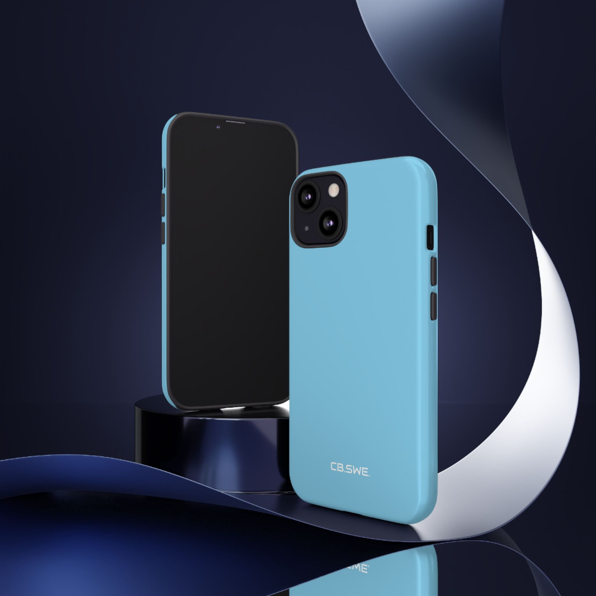 Sky Blue iPhone Case - Tough